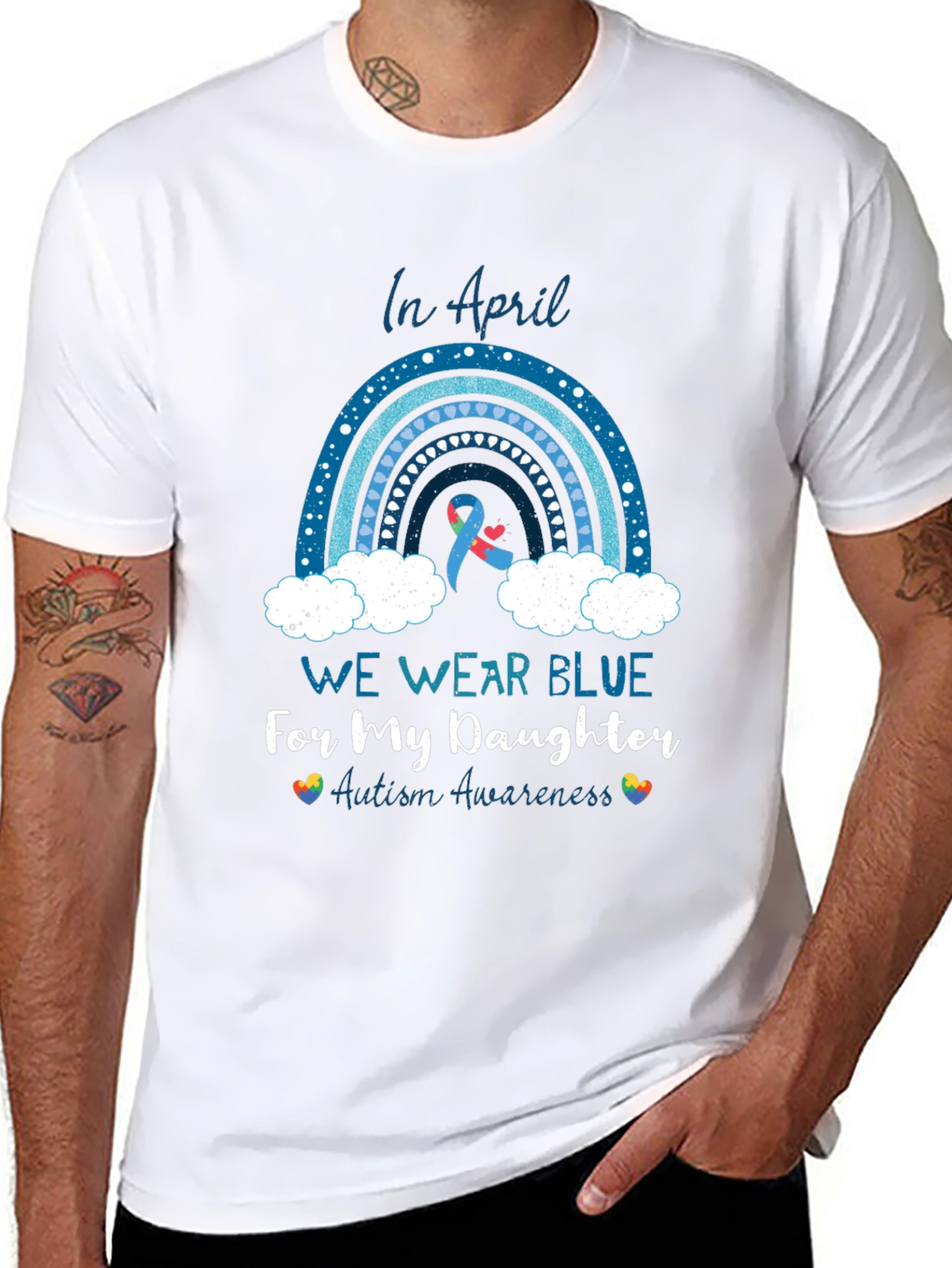 Autism Awareness T-Shirt: In April We Wear Blue