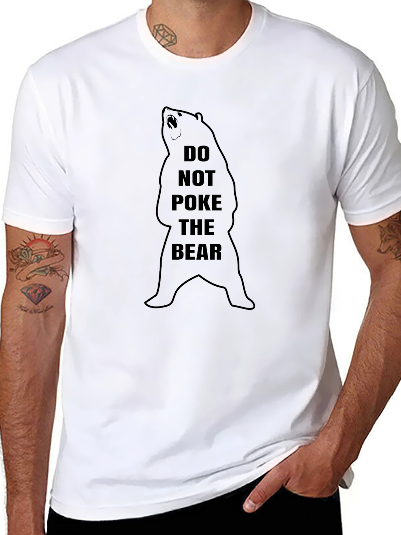 Do Not Poke The Bear Graphic Tee