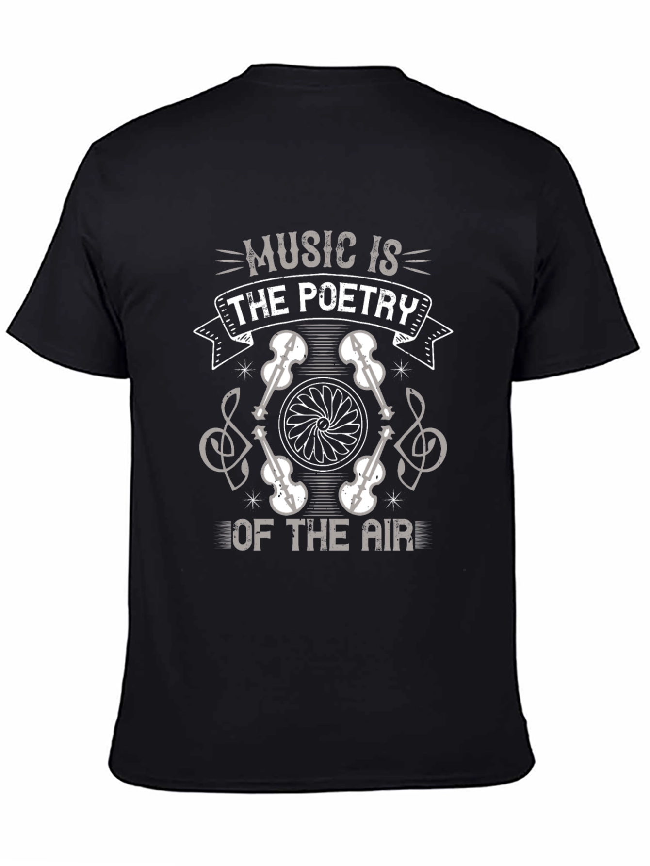 Music is the Poetry of the Air Graphic T-Shirt