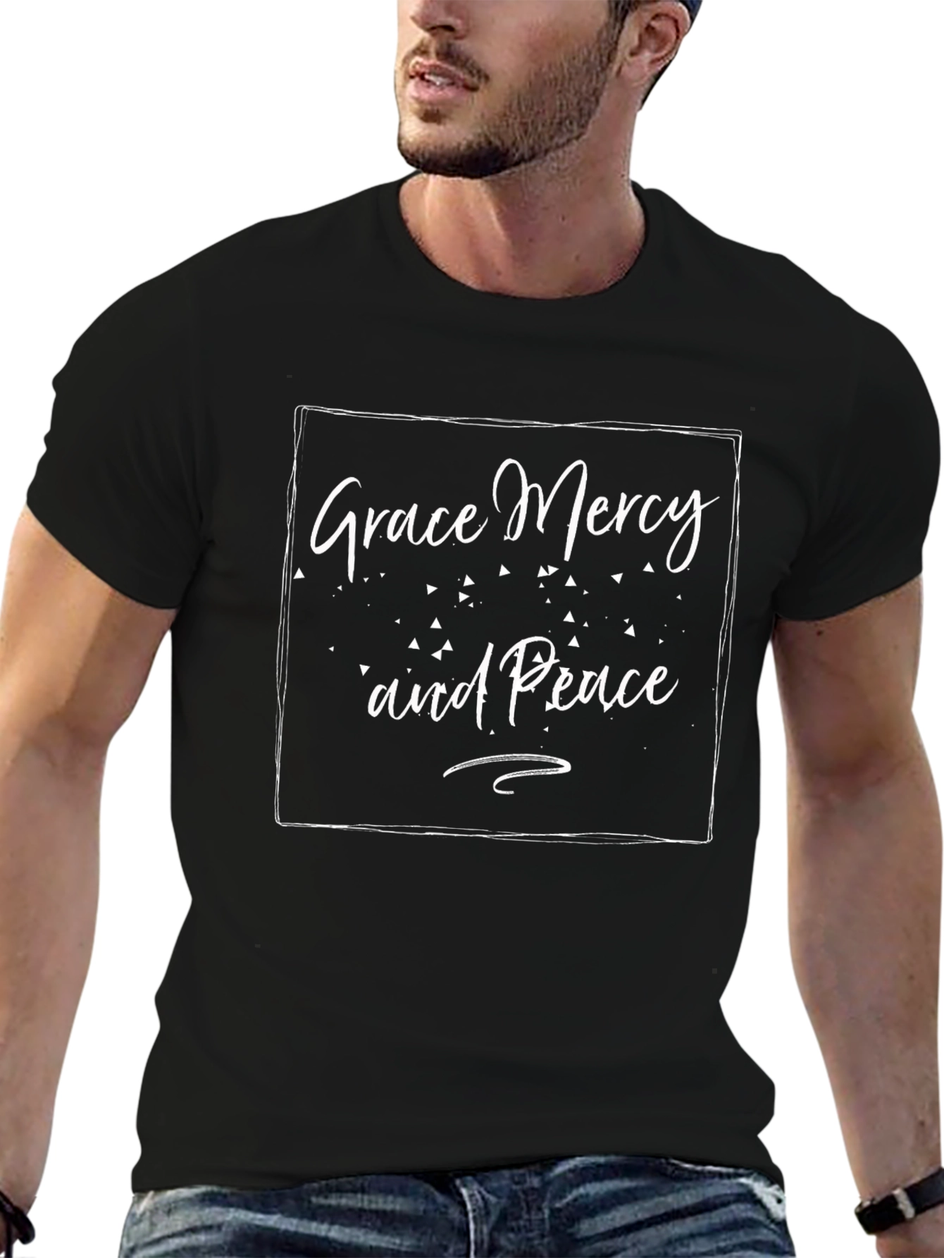 Grace Mercy Peace T-Shirt - Christian Faith Tee