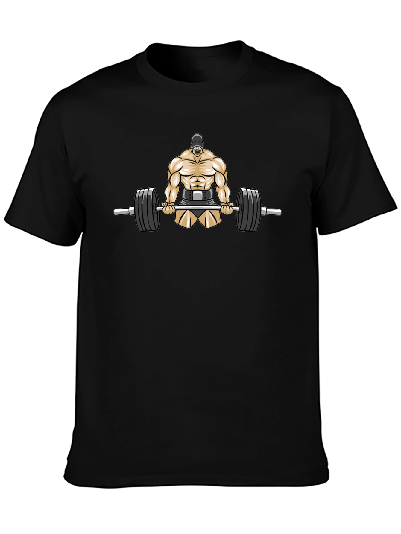 Weightlifter Graphic Tee - Black