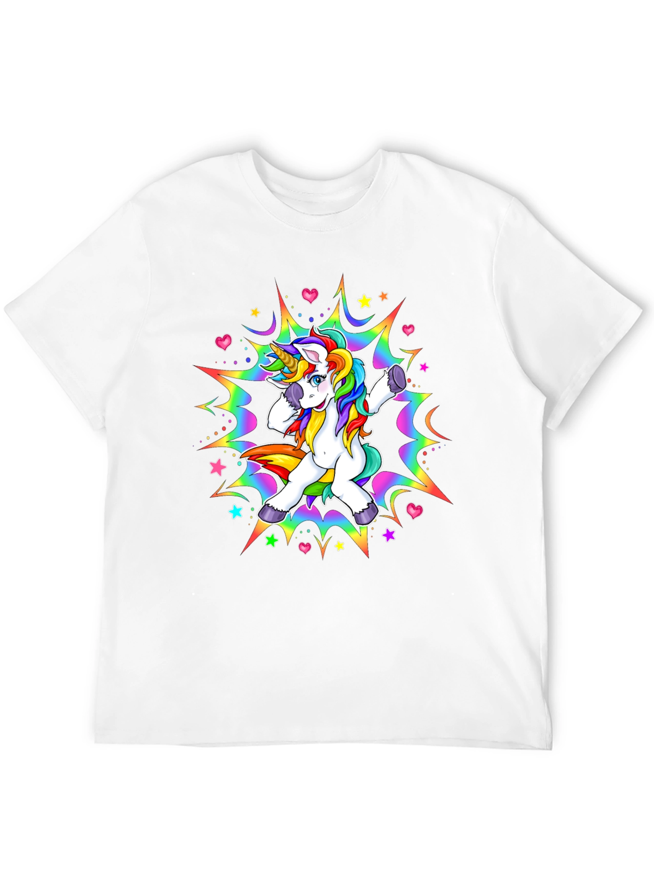 Rainbow Unicorn Dab T-Shirt