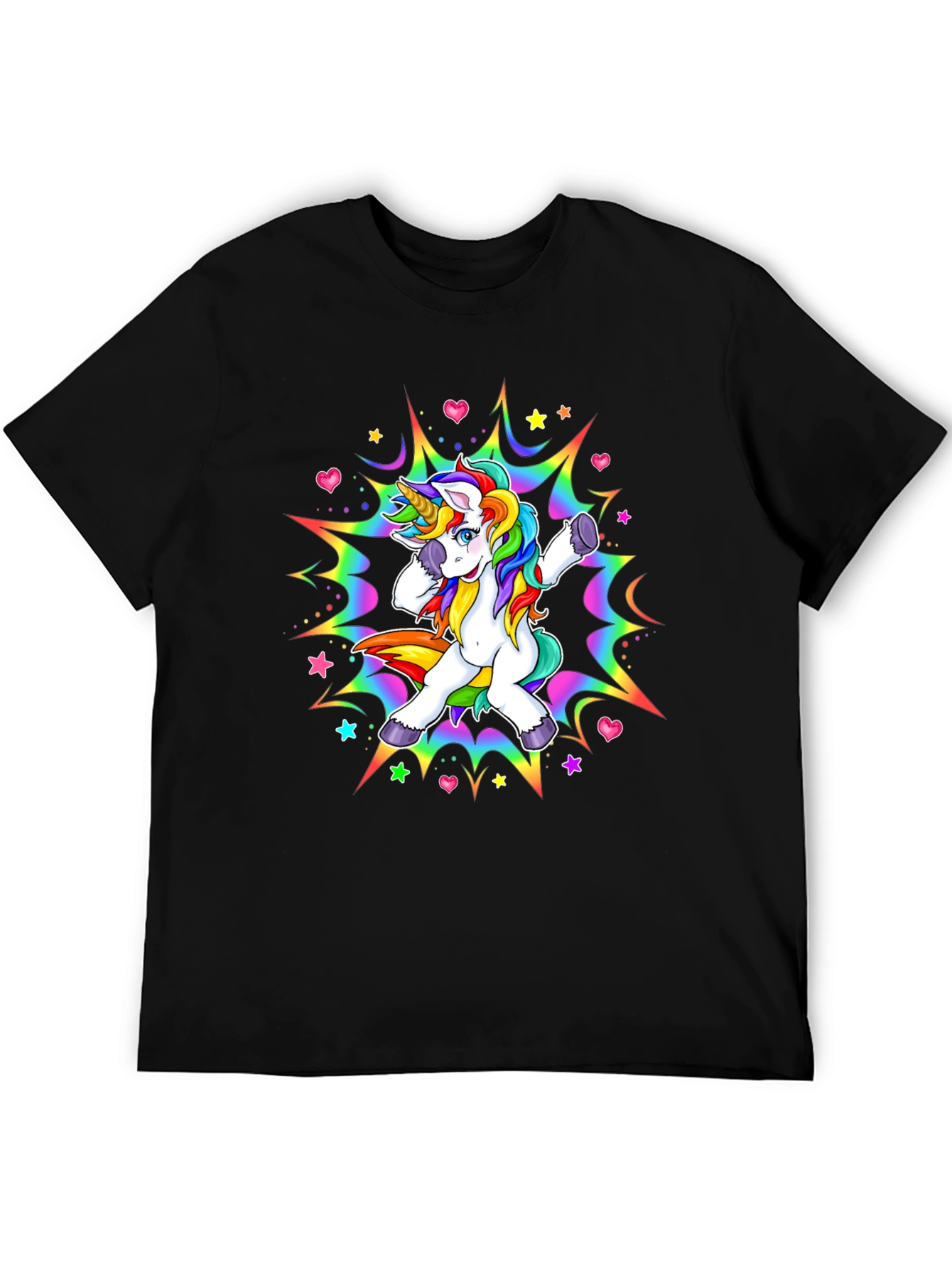 Rainbow Unicorn Dab T-Shirt