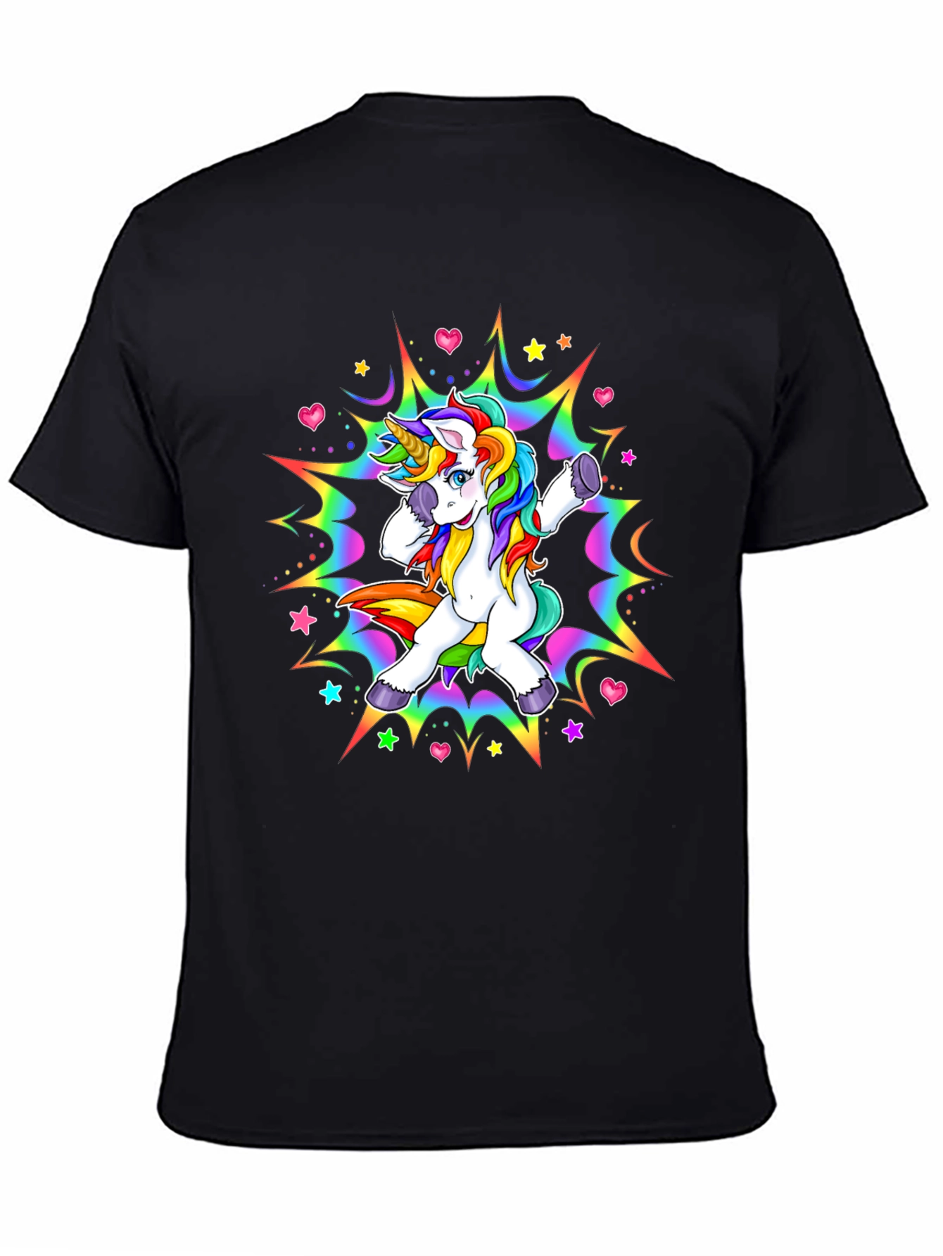 Rainbow Unicorn Dab T-Shirt