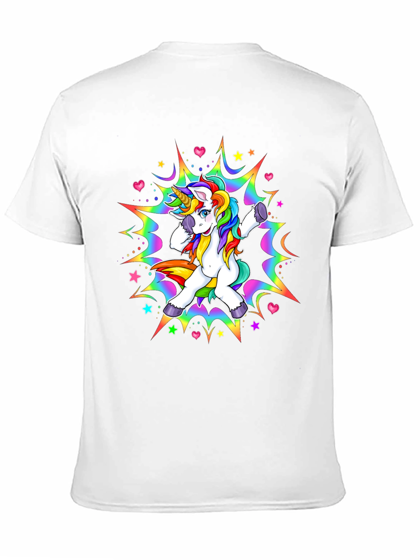 Rainbow Unicorn Dab T-Shirt