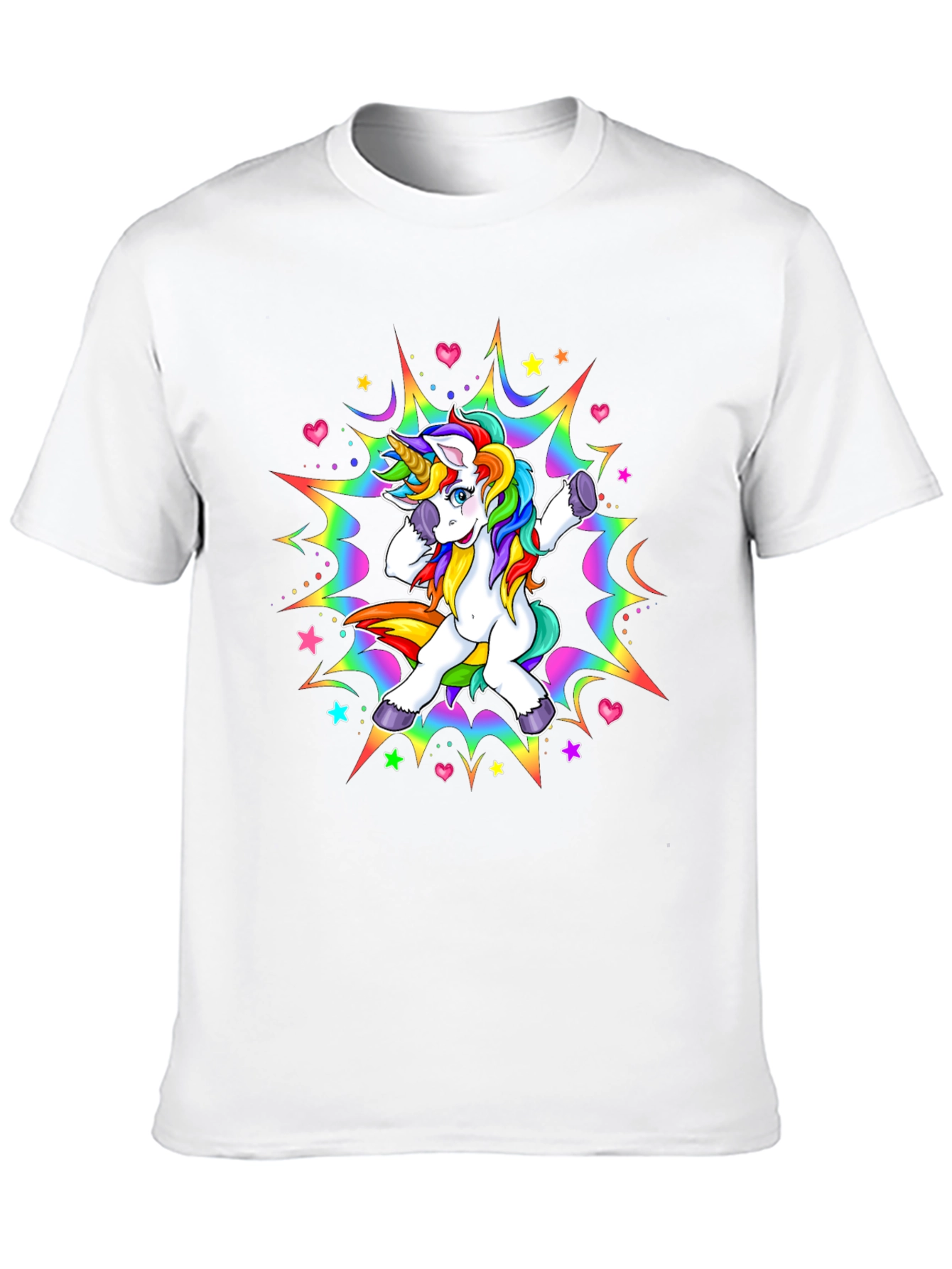 Rainbow Unicorn Dab T-Shirt
