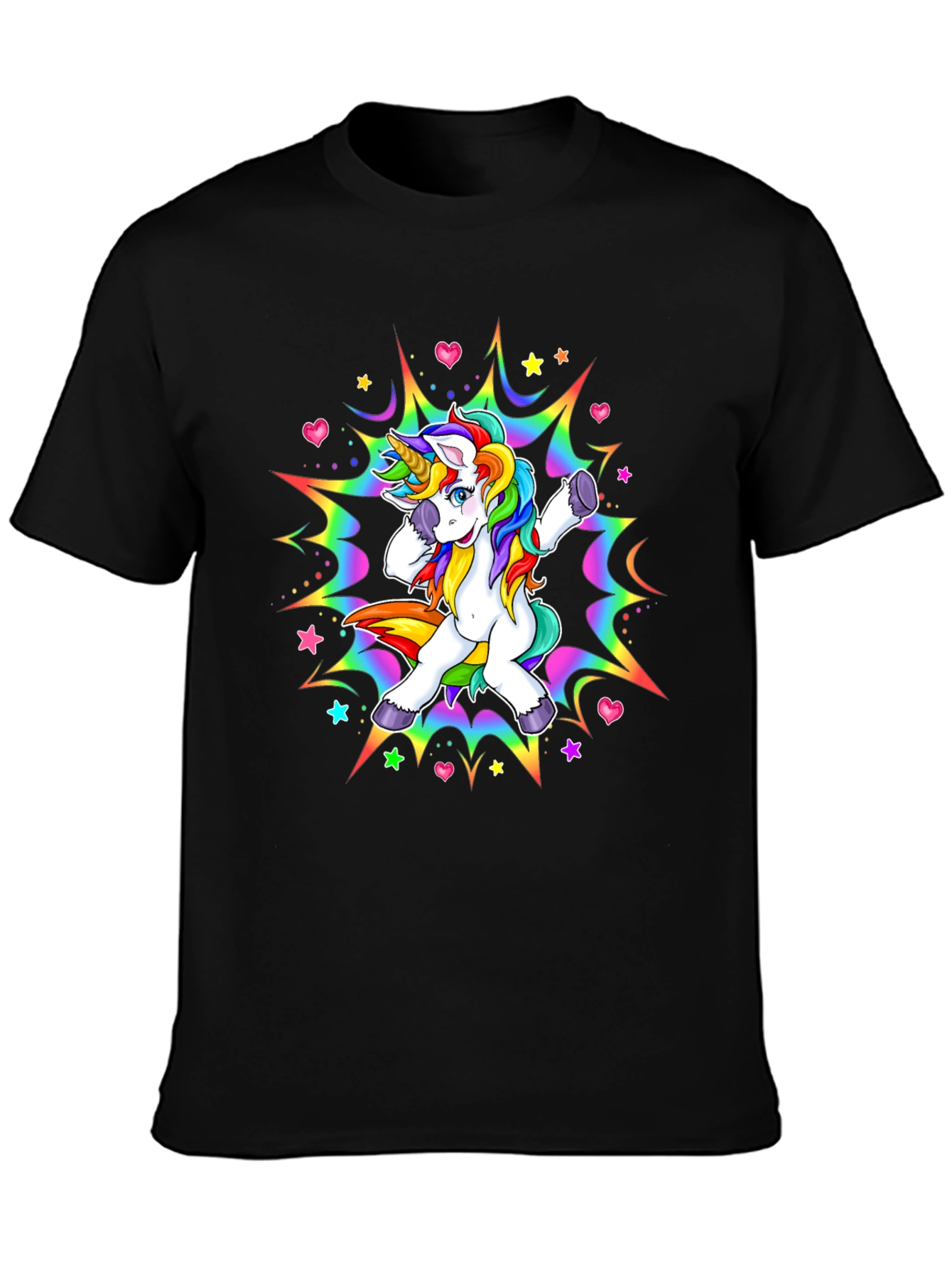 Rainbow Unicorn Dab T-Shirt