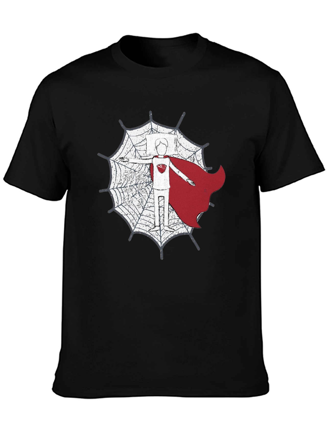 Superhero Spiderweb Graphic T-Shirt