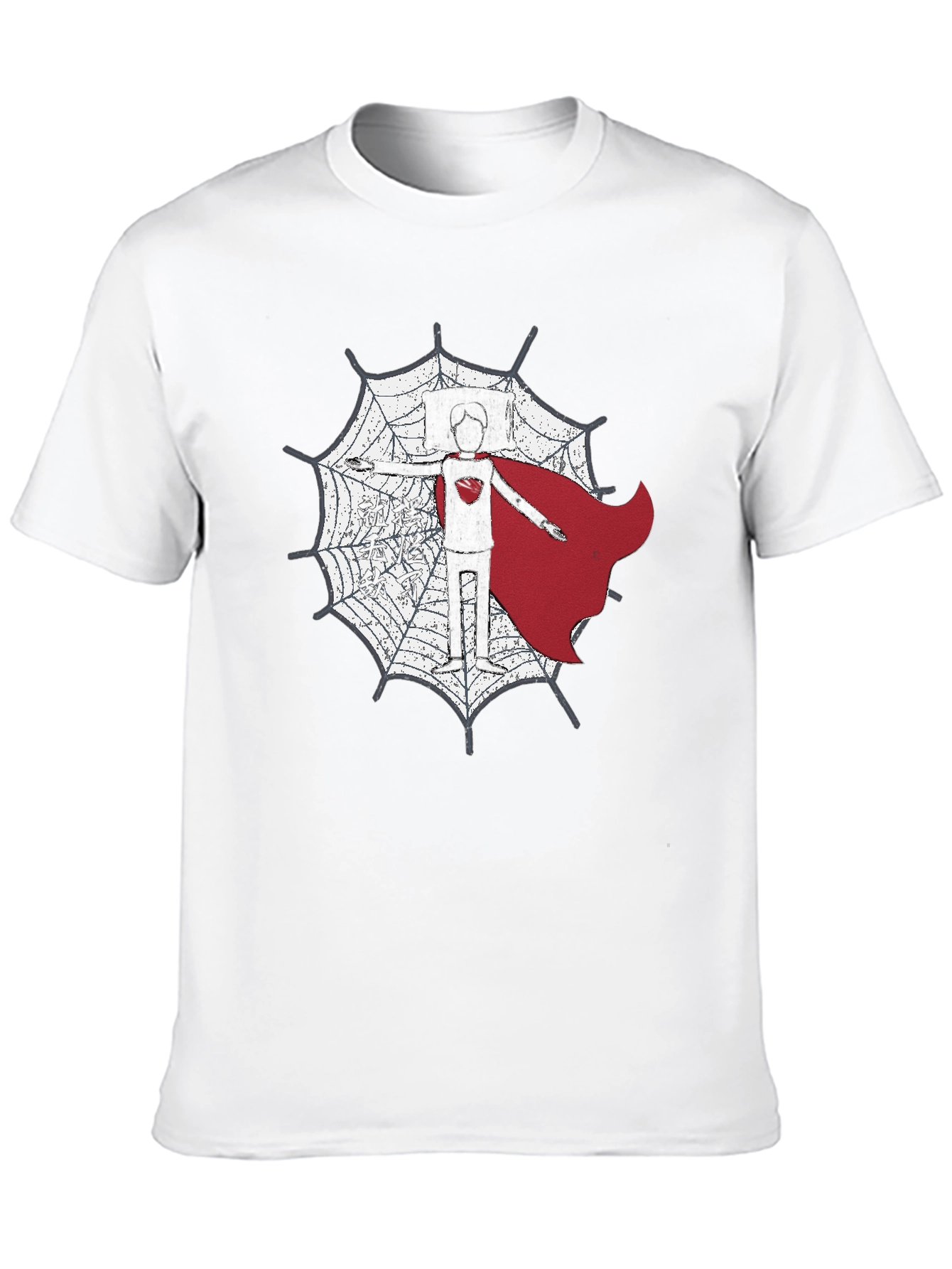 Superhero Spiderweb Graphic T-Shirt