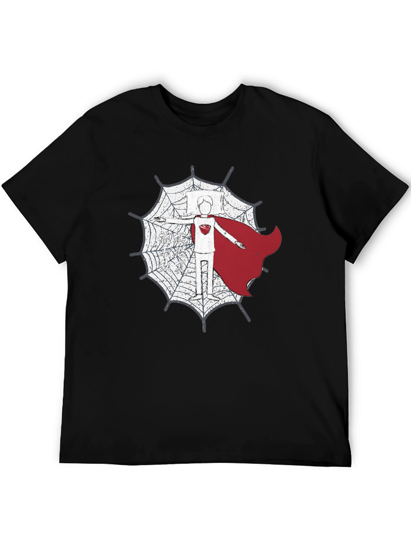 Superhero Spiderweb Graphic T-Shirt