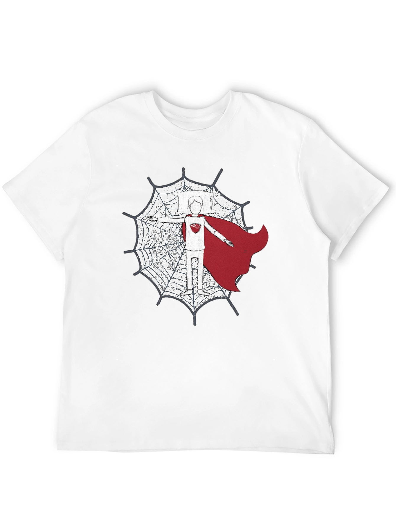 Superhero Spiderweb Graphic T-Shirt