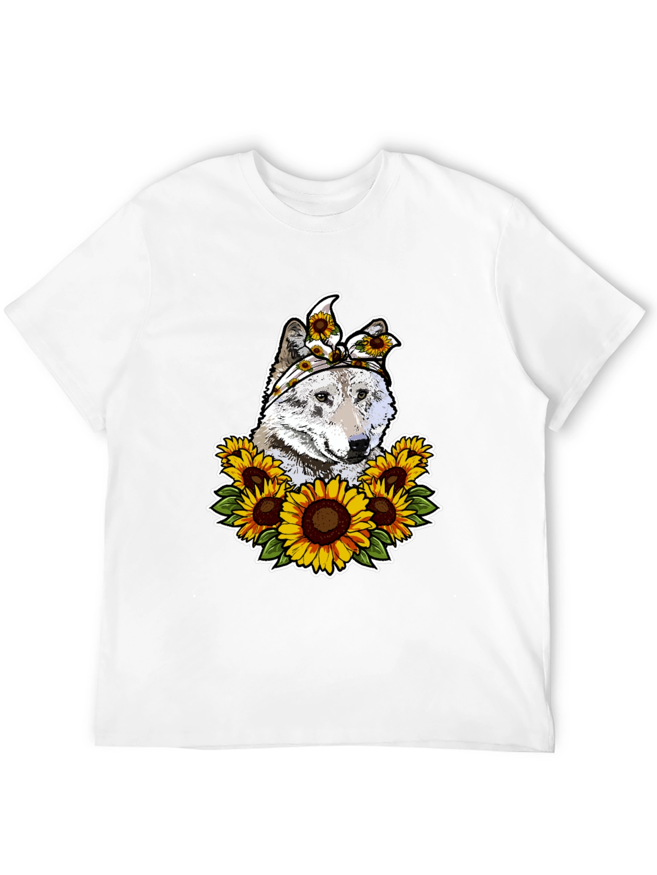 Wolf Sunflower T-Shirt