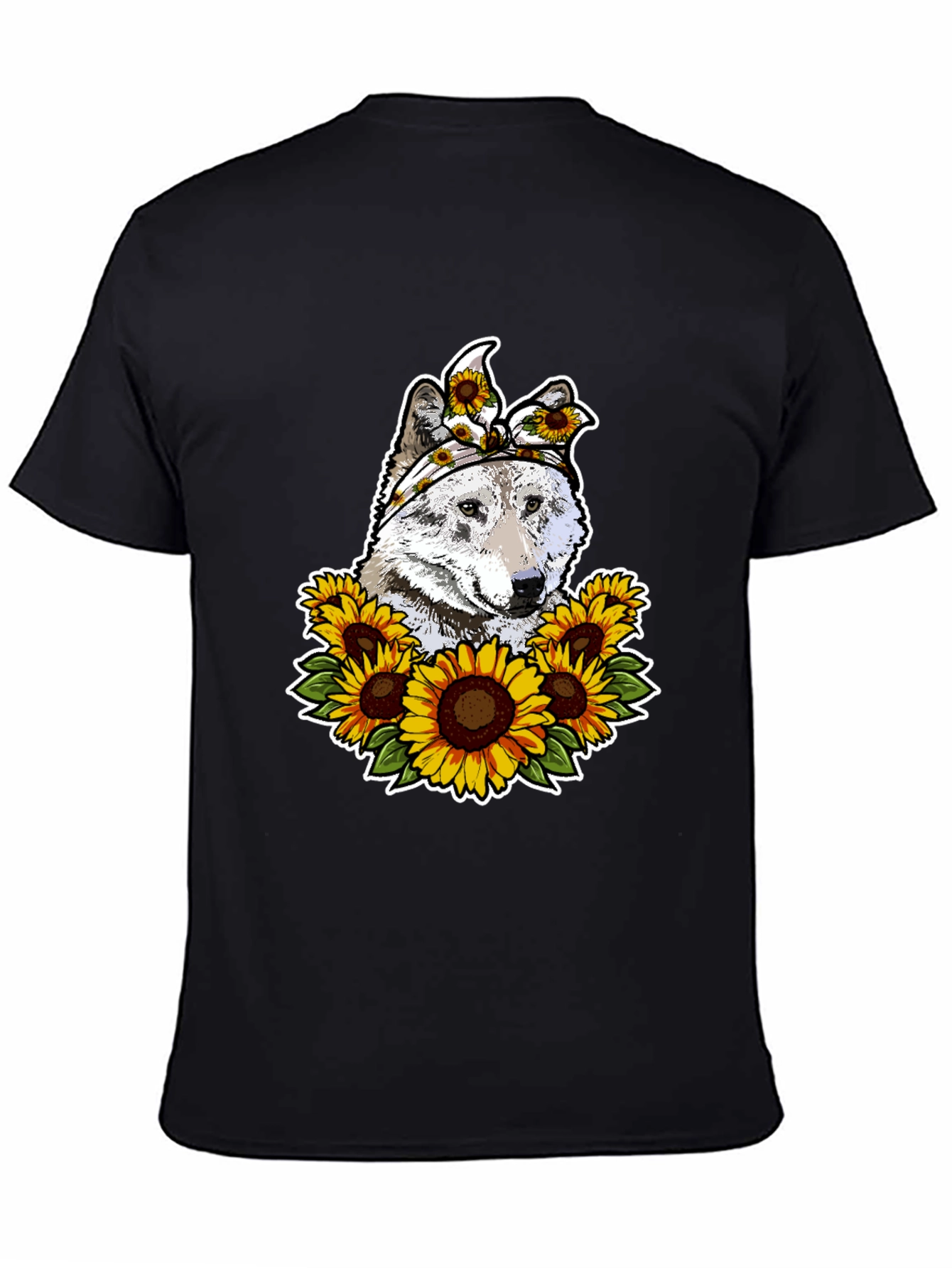 Wolf Sunflower T-Shirt