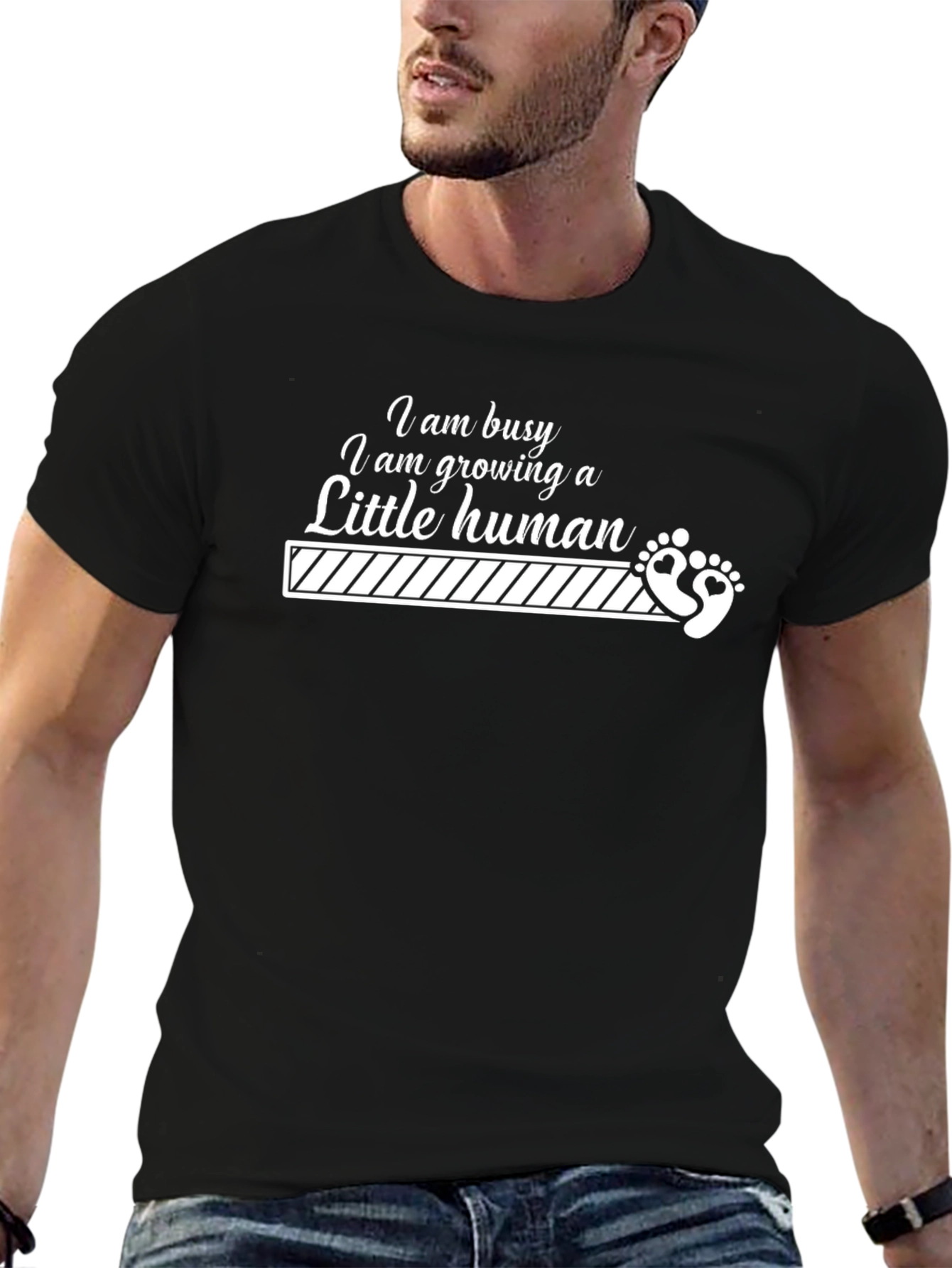I am Busy Growing a Little Human T-Shirt