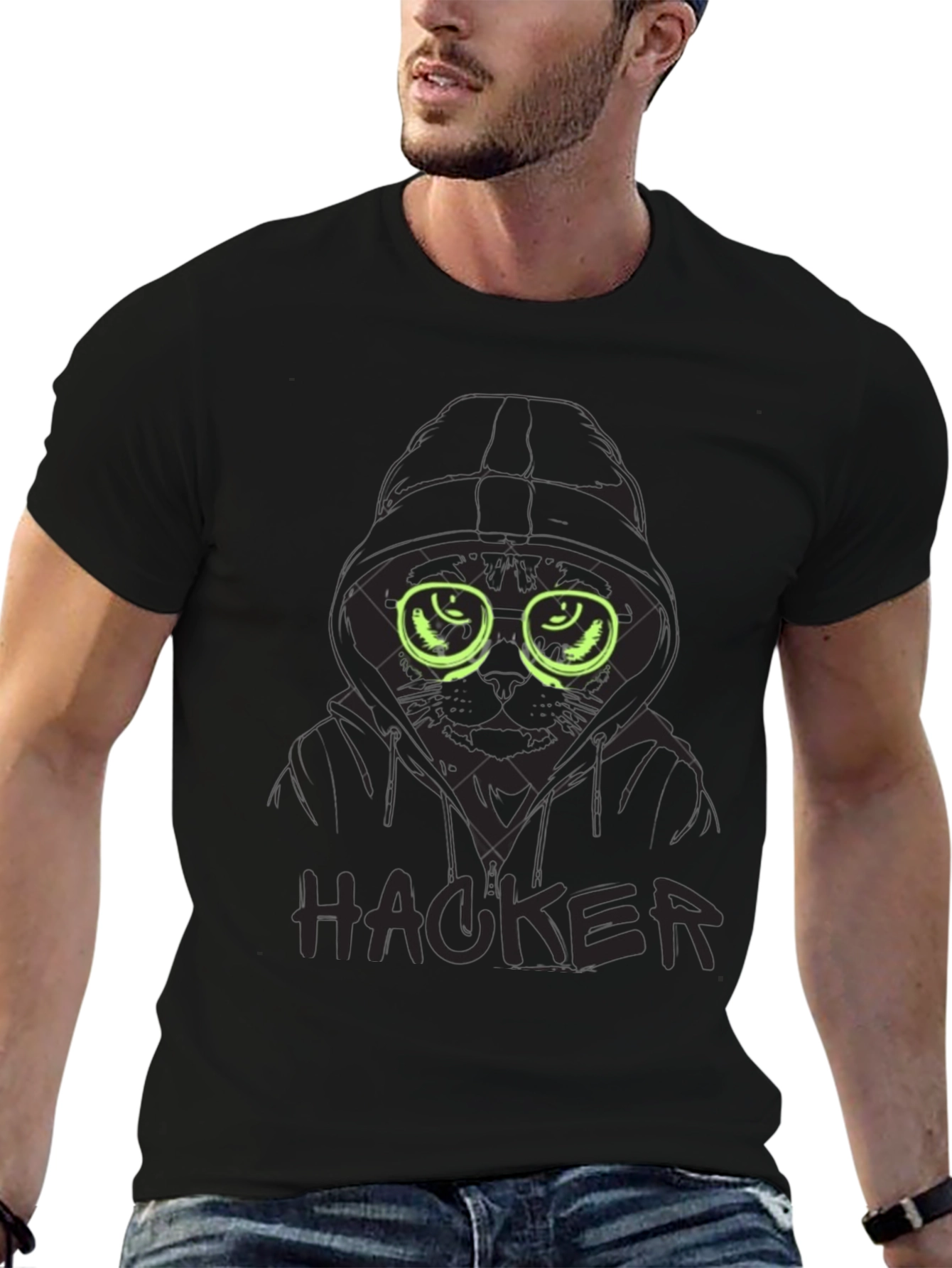 Hacker Cat T-Shirt