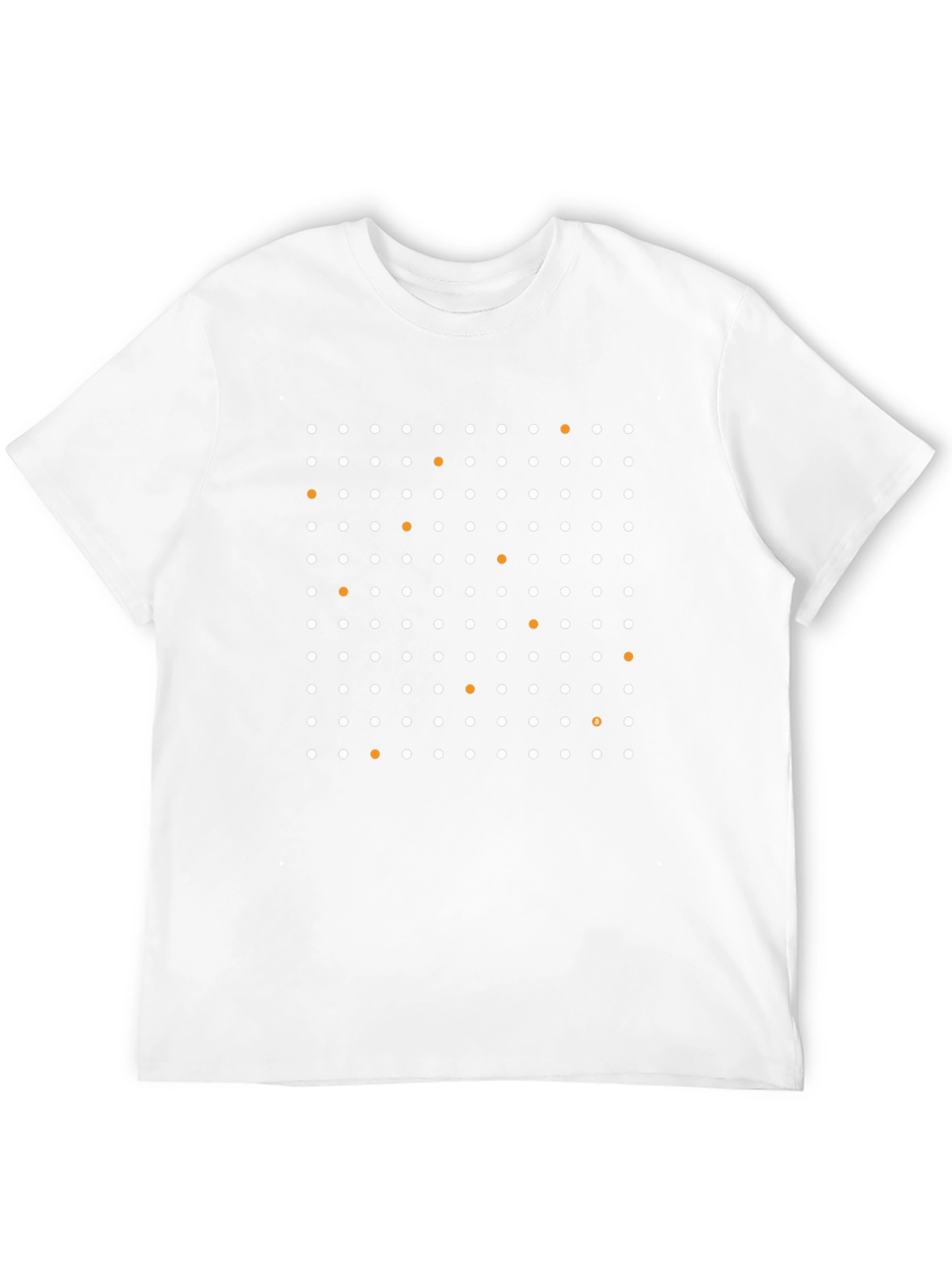 Abstract Dot Pattern T-Shirt - Black
