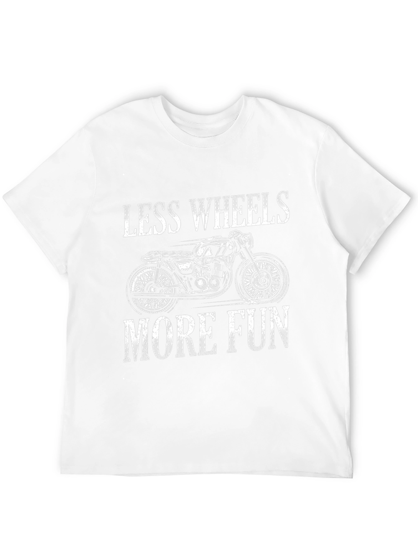 Less Wheels More Fun Black T-Shirt