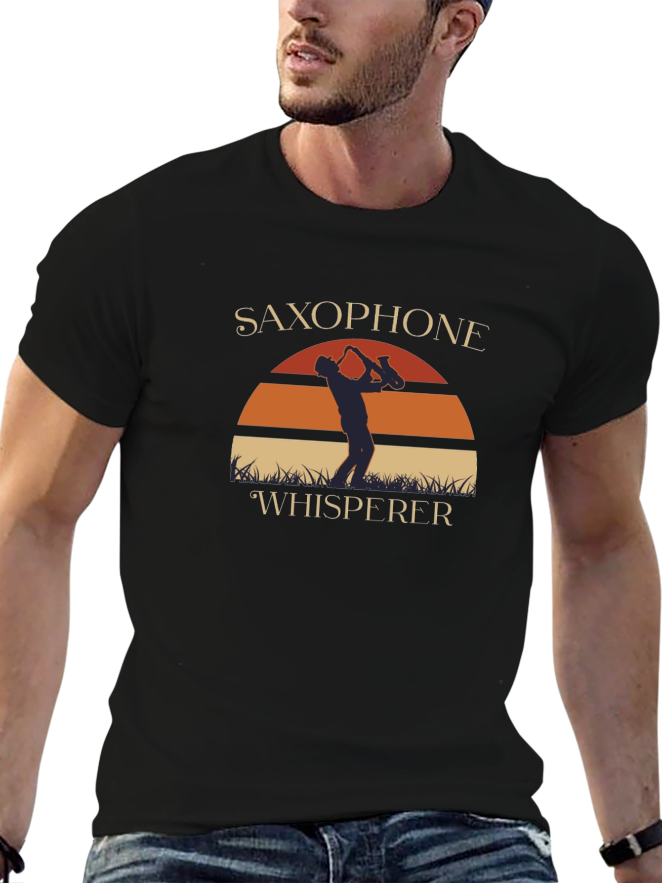 Saxophone Whisperer Graphic T-Shirt