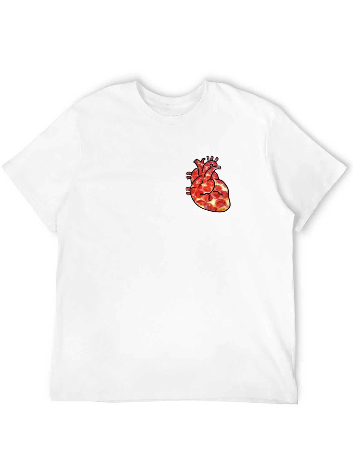 Pizza Heart Graphic Tee - Fun & Unique T-Shirt