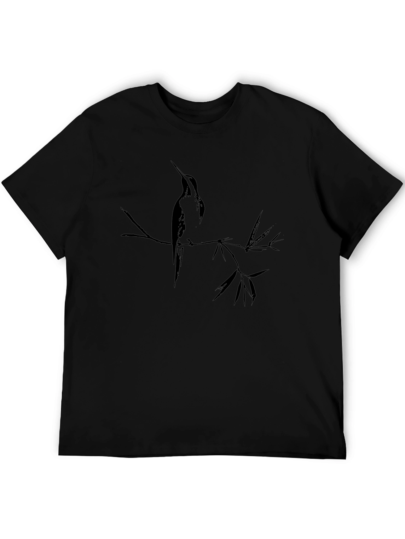 Hummingbird Graphic Tee - Black