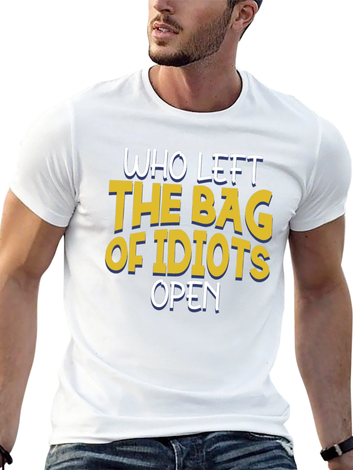 Funny Bag of Idiots Graphic Tee