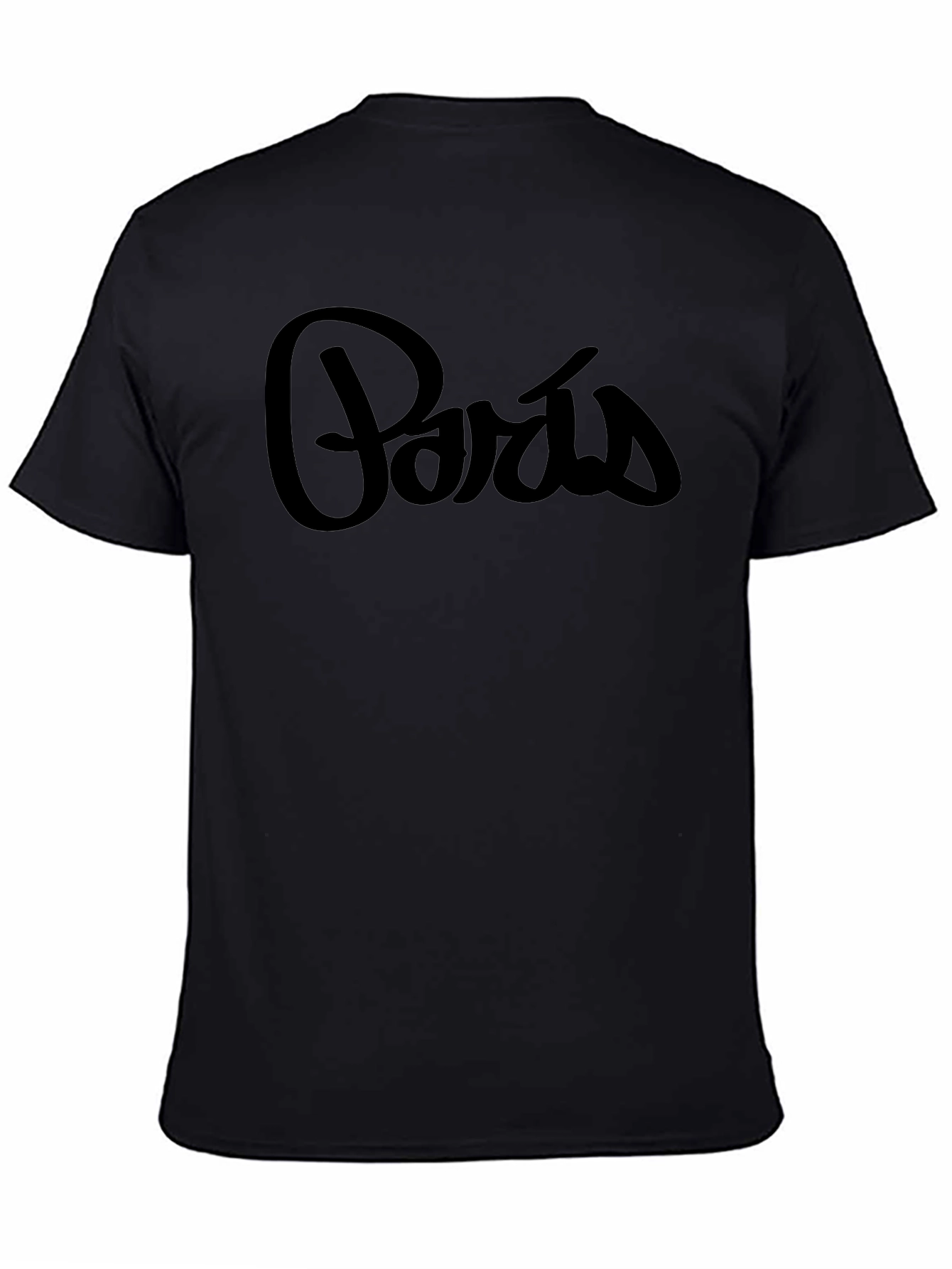 Paris Graphic T-Shirt - Stylish Black Tee