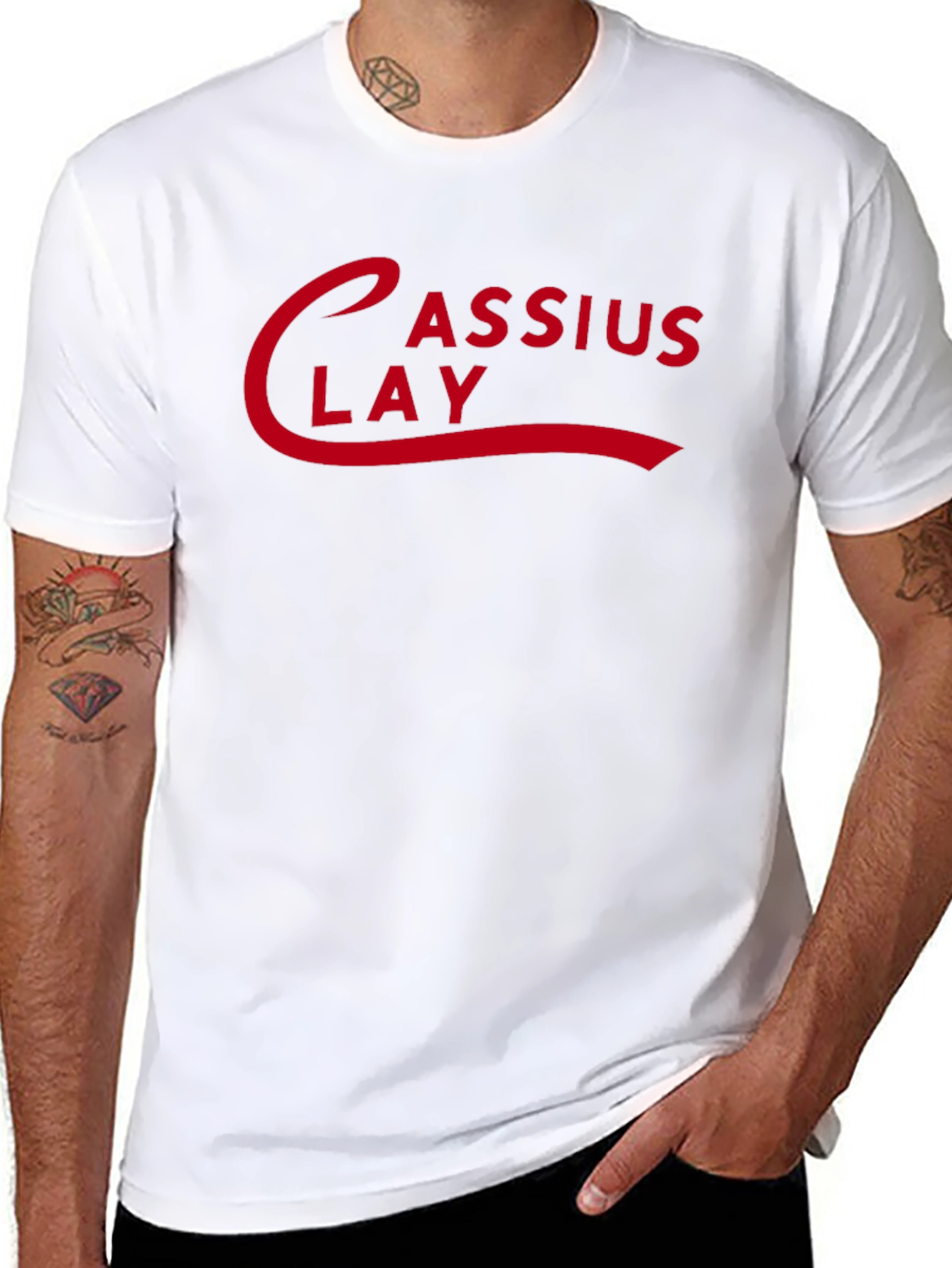 Cassius Clay Retro Style Graphic T-Shirt