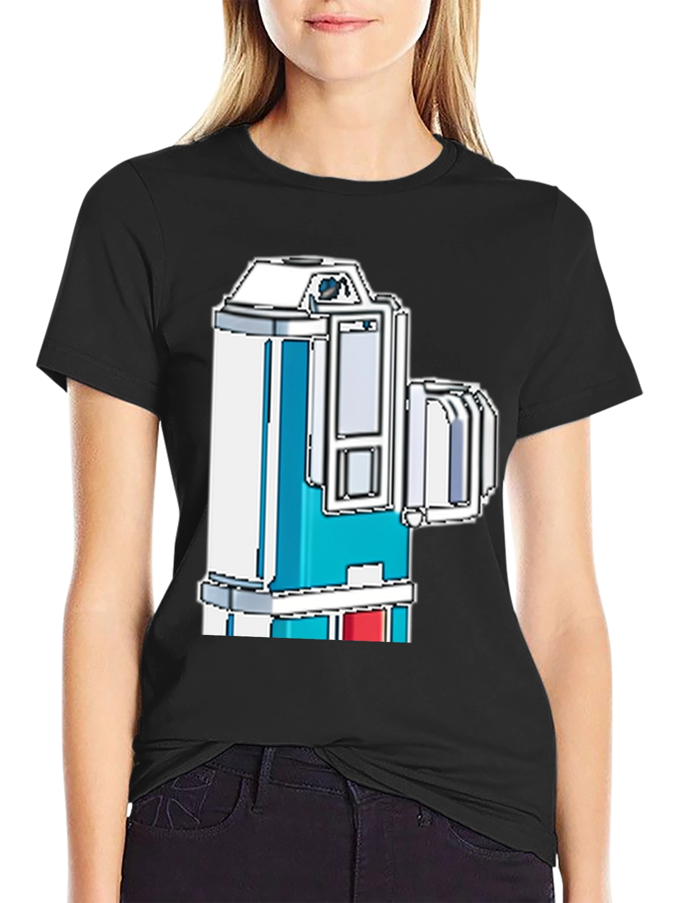 Retro 8-Bit Camera T-Shirt - Classic Gamer Style