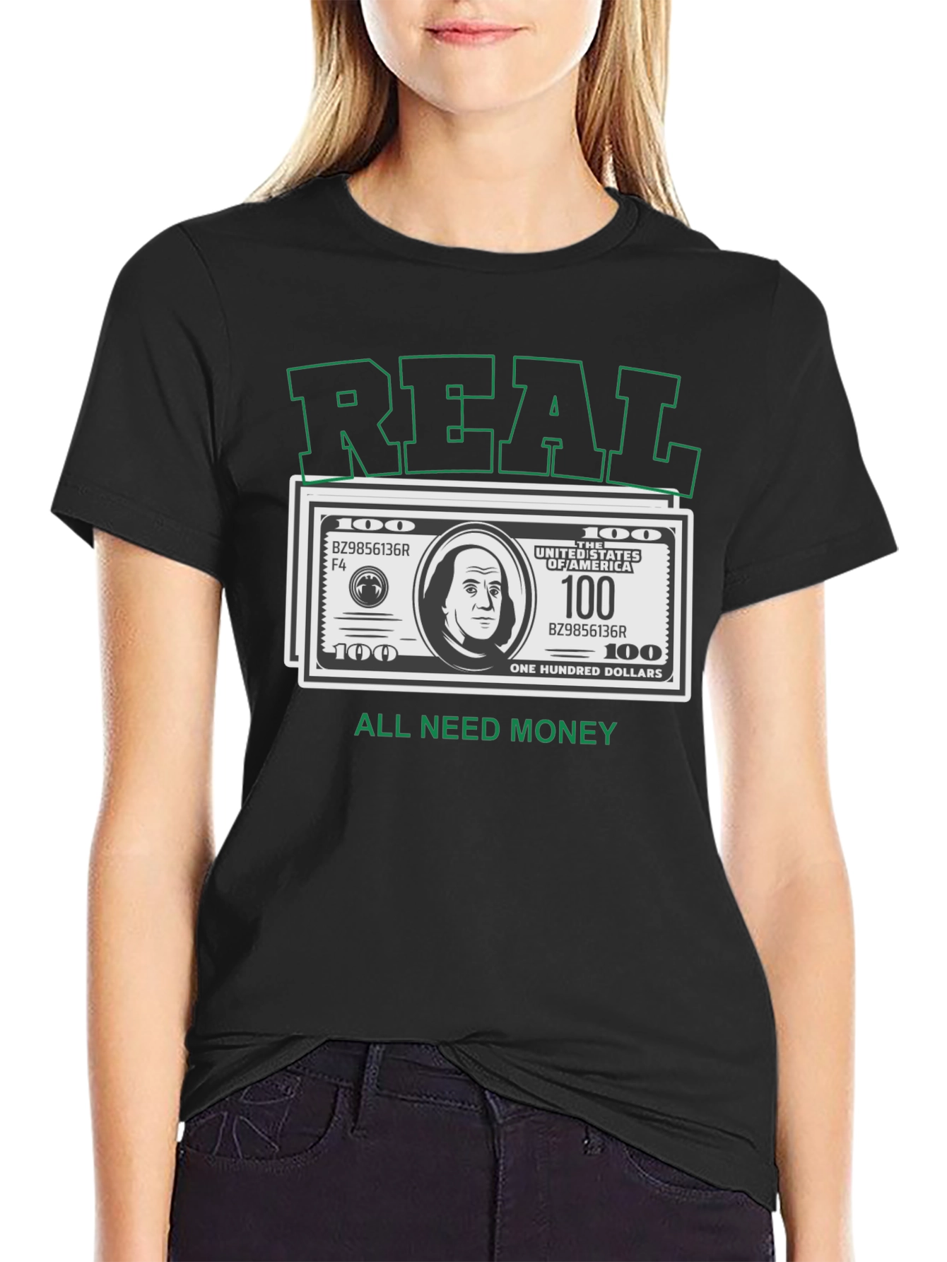 Real Money Graphic T-Shirt