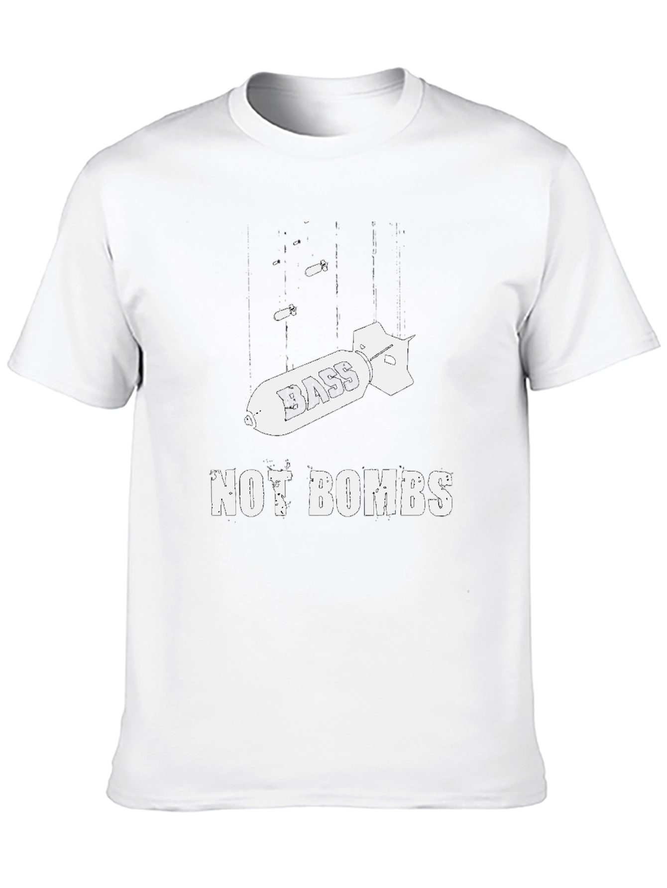 Bass Not Bombs Graphic T-Shirt