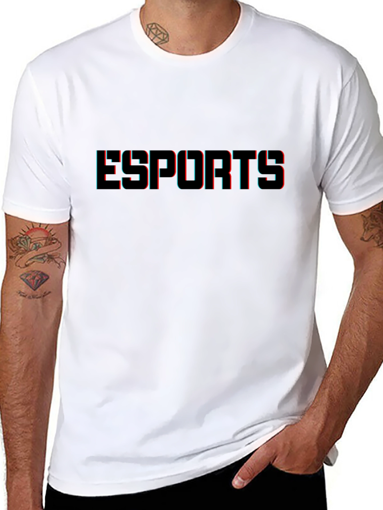 Esports Glitch Black T-Shirt