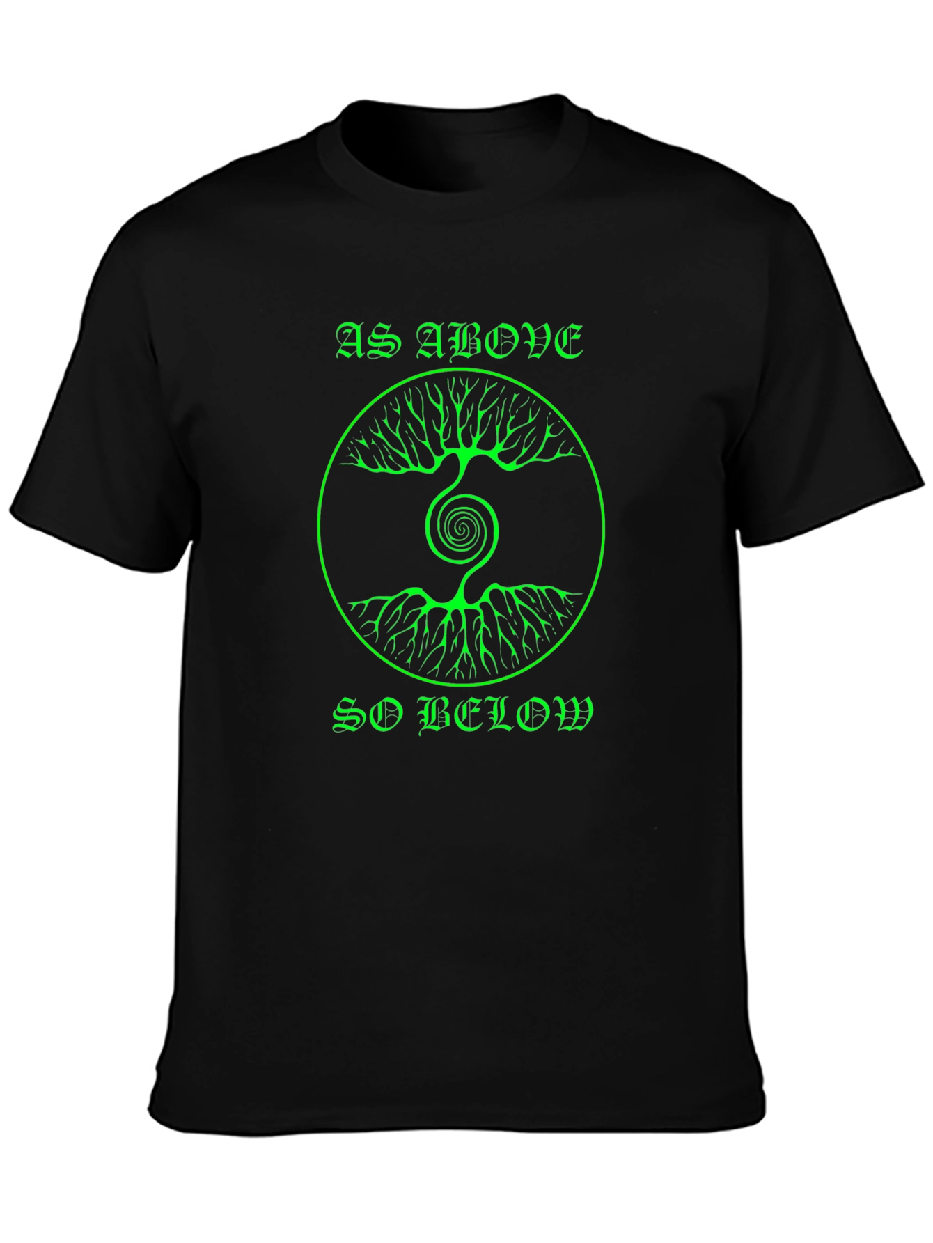 As Above So Below Tree Graphic T-Shirt