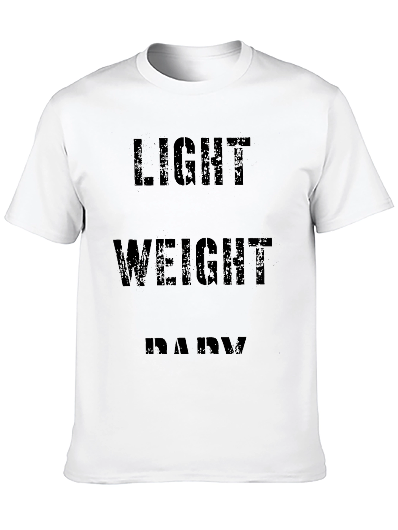 Light Weight Baby Black Graphic Tee