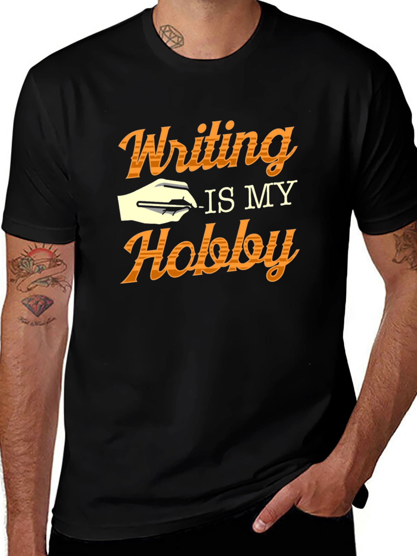 Writing is My Hobby Graphic Tee
