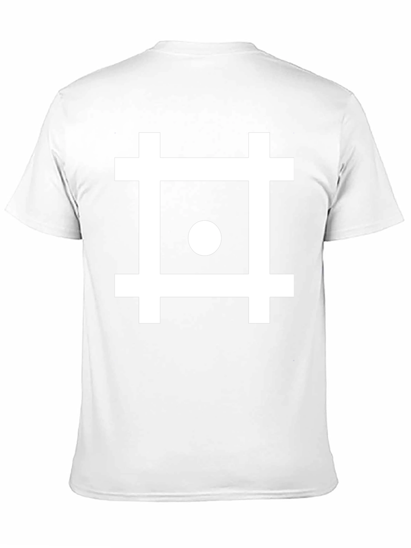 Geometric Symbol Black T-Shirt