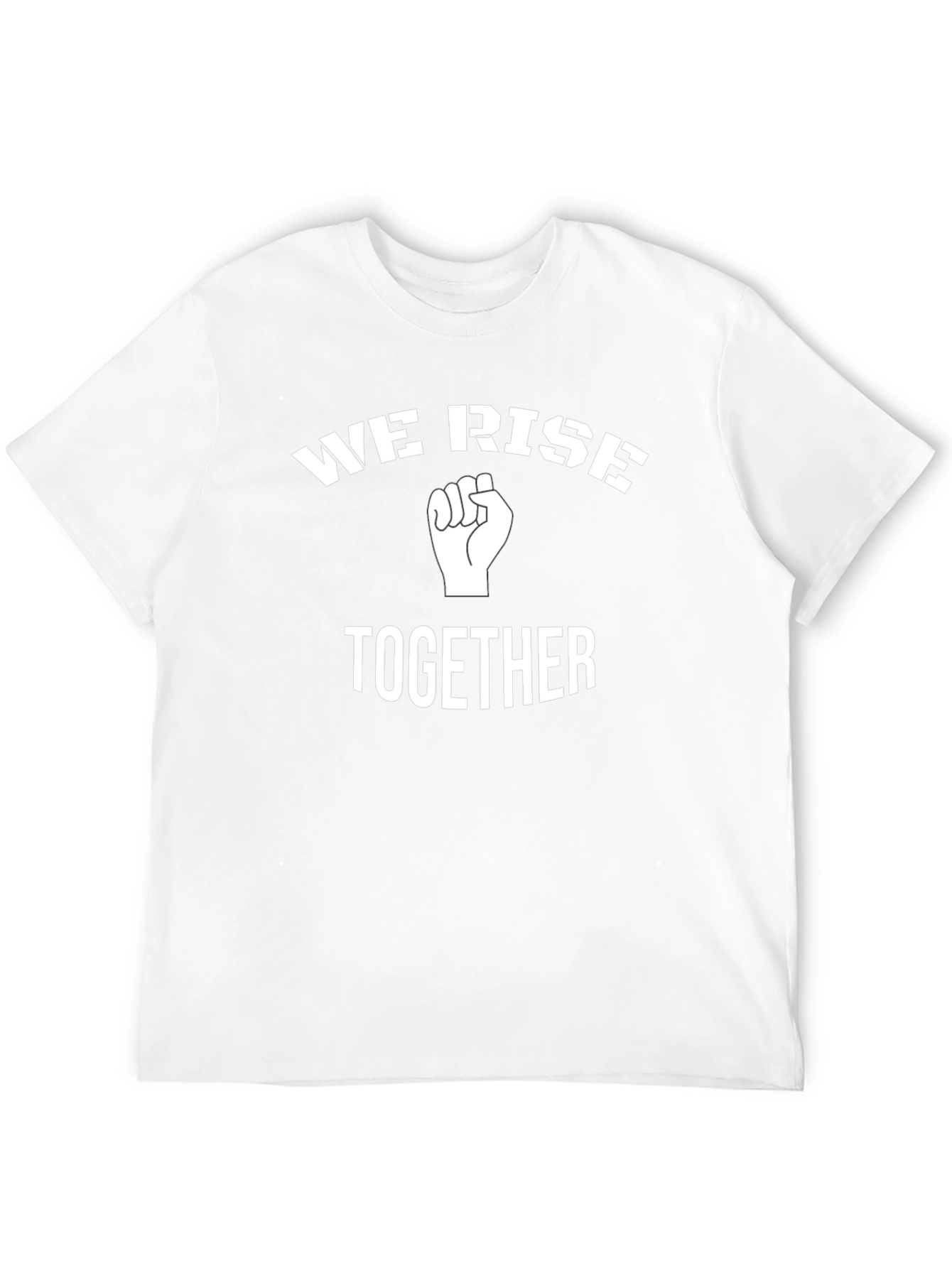 We Rise Together T-Shirt - Black Activist Tee