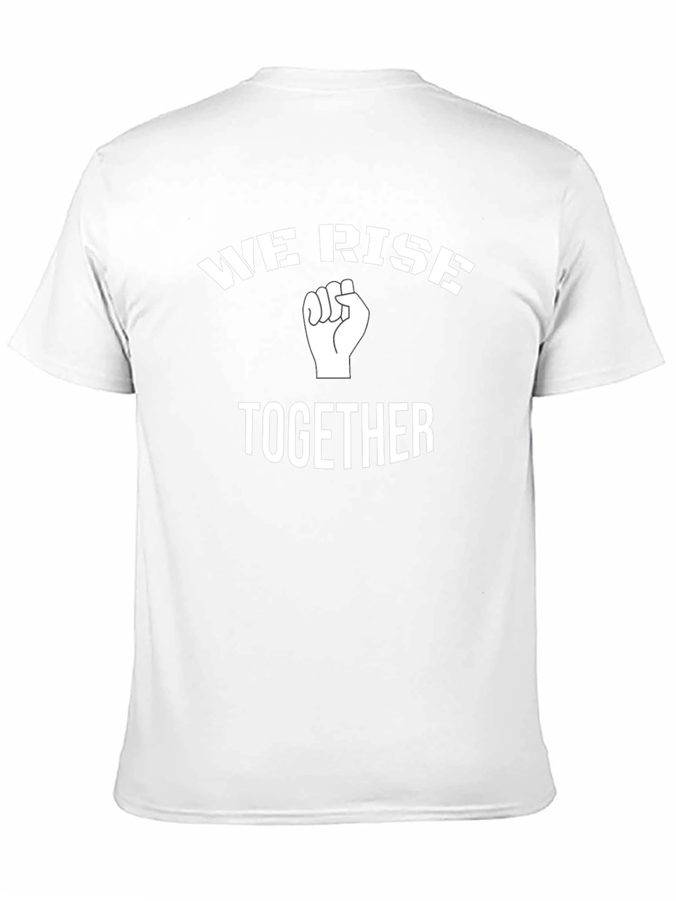 We Rise Together T-Shirt - Black Activist Tee