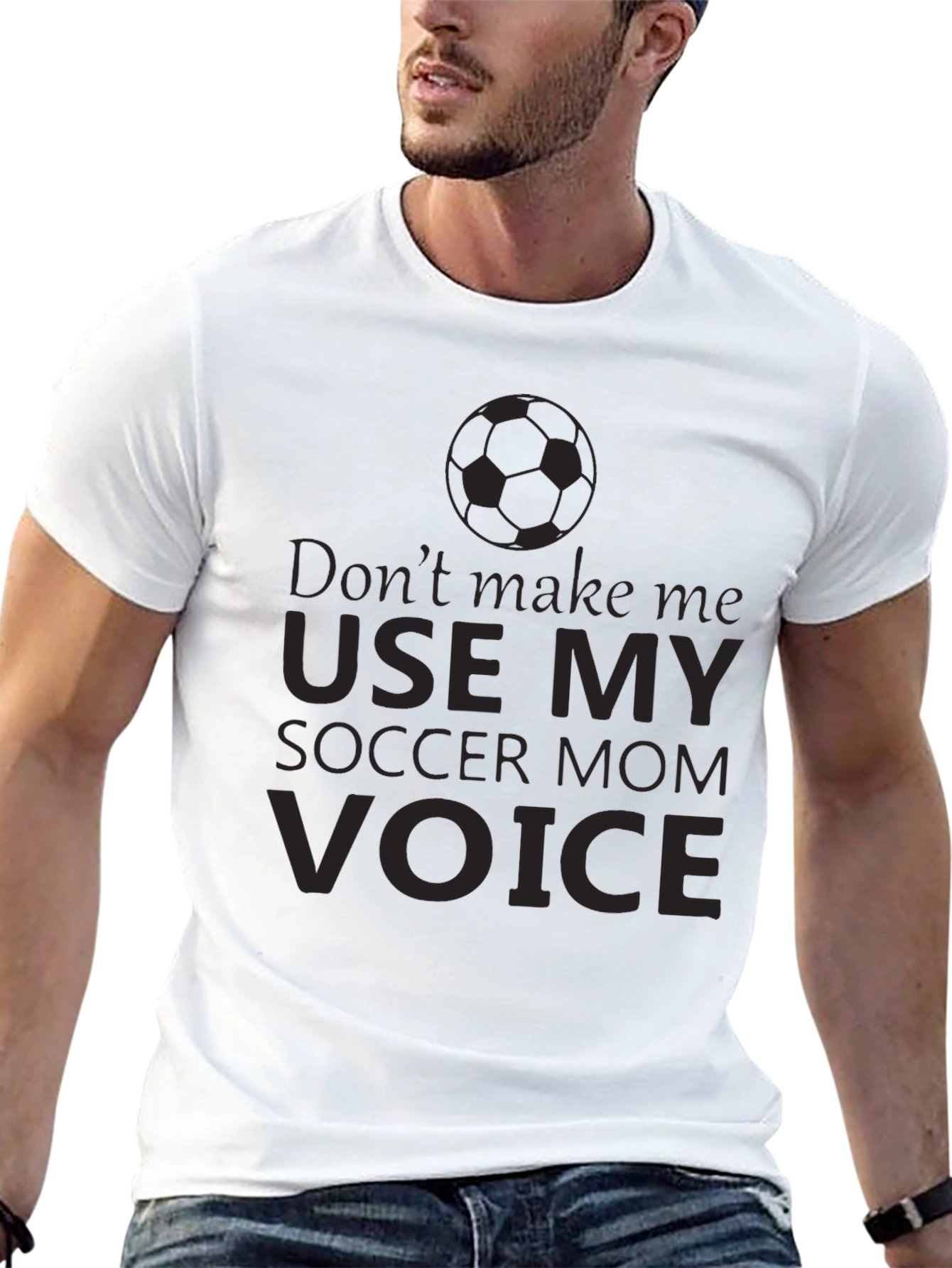 Soccer Mom Voice T-Shirt - Funny Novelty Tee