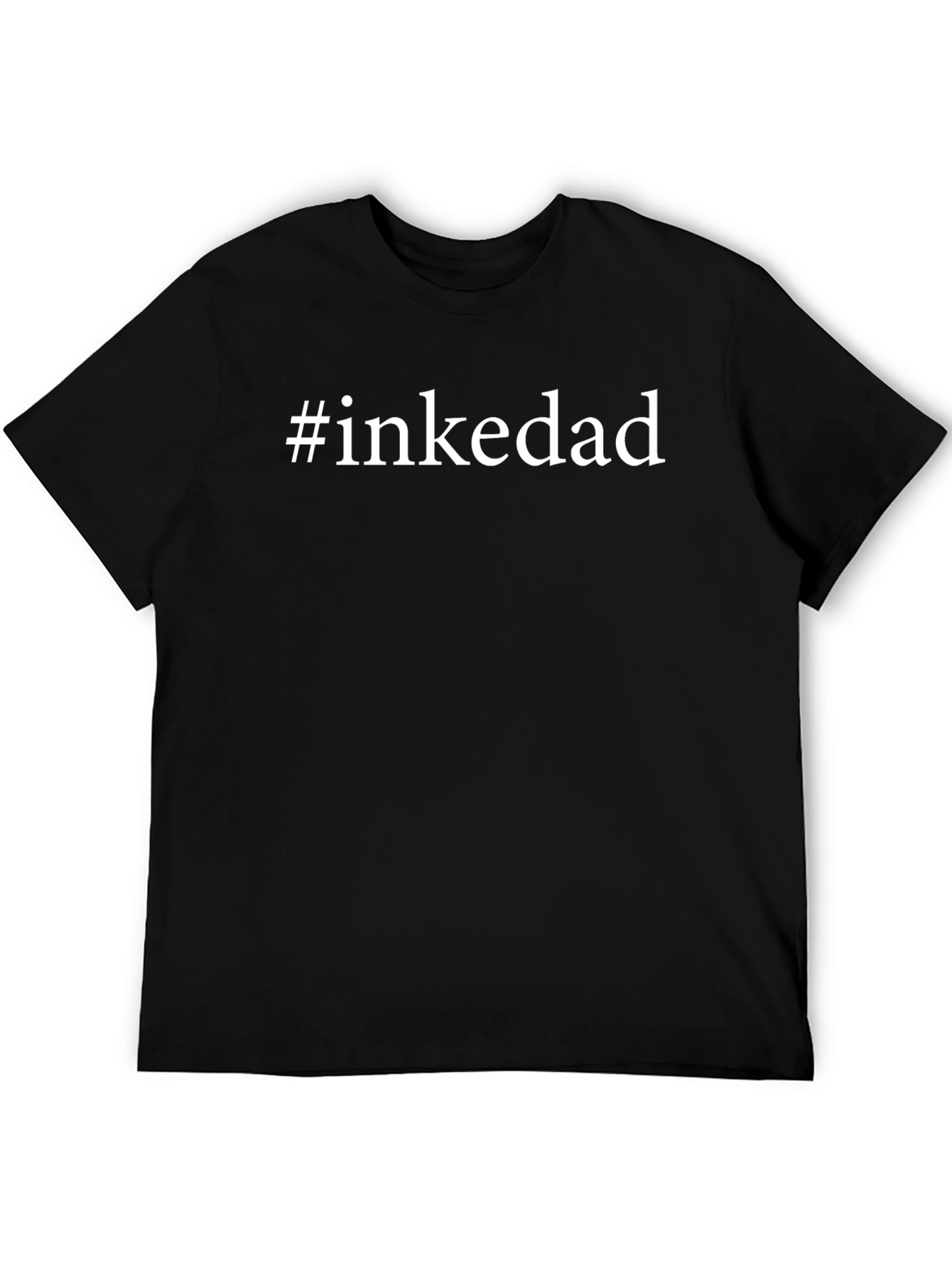 Inked Dad T-Shirt - Black Crew Neck