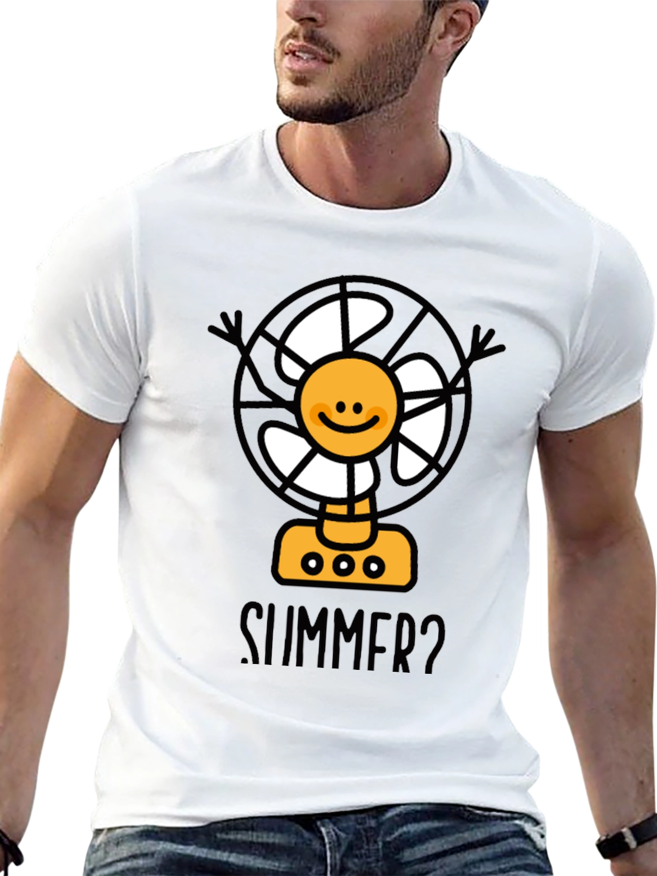 Summer Fan T-Shirt - Cool and Fun Design