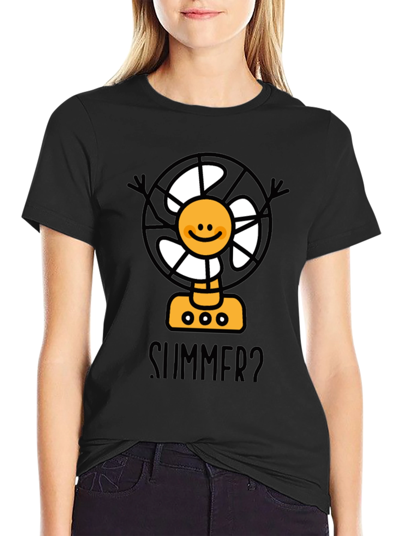 Summer Fan T-Shirt - Cool and Fun Design
