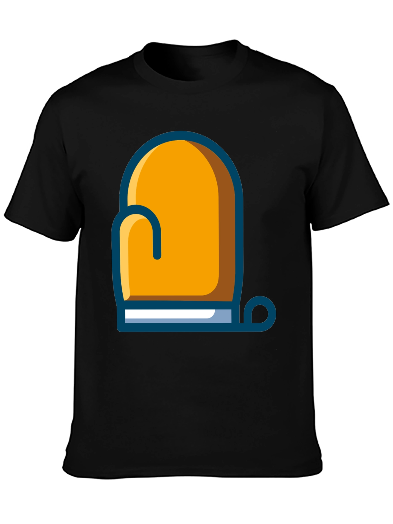 Chefs Oven Mitt Graphic Tee - Black