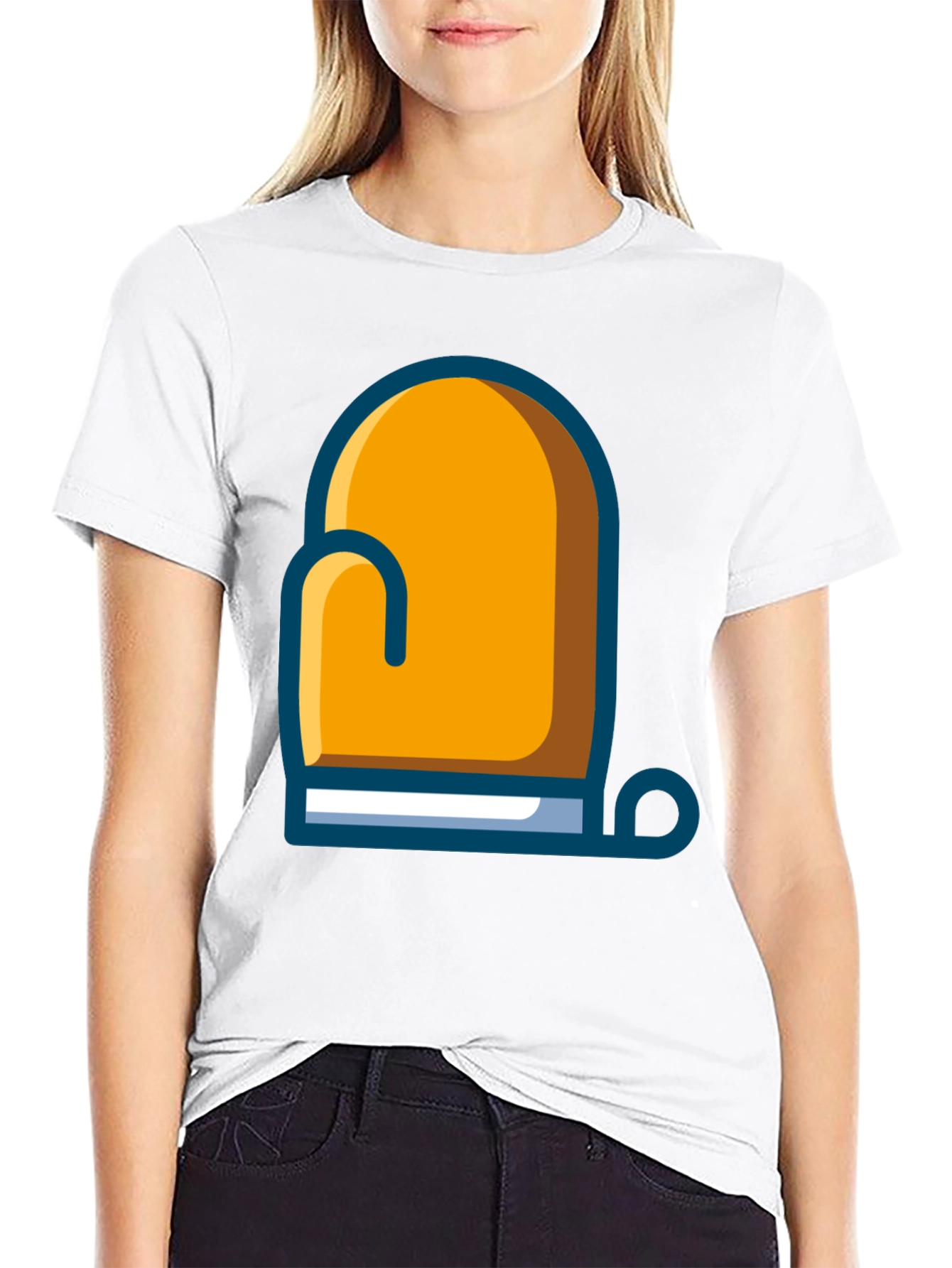 Chefs Oven Mitt Graphic Tee - Black