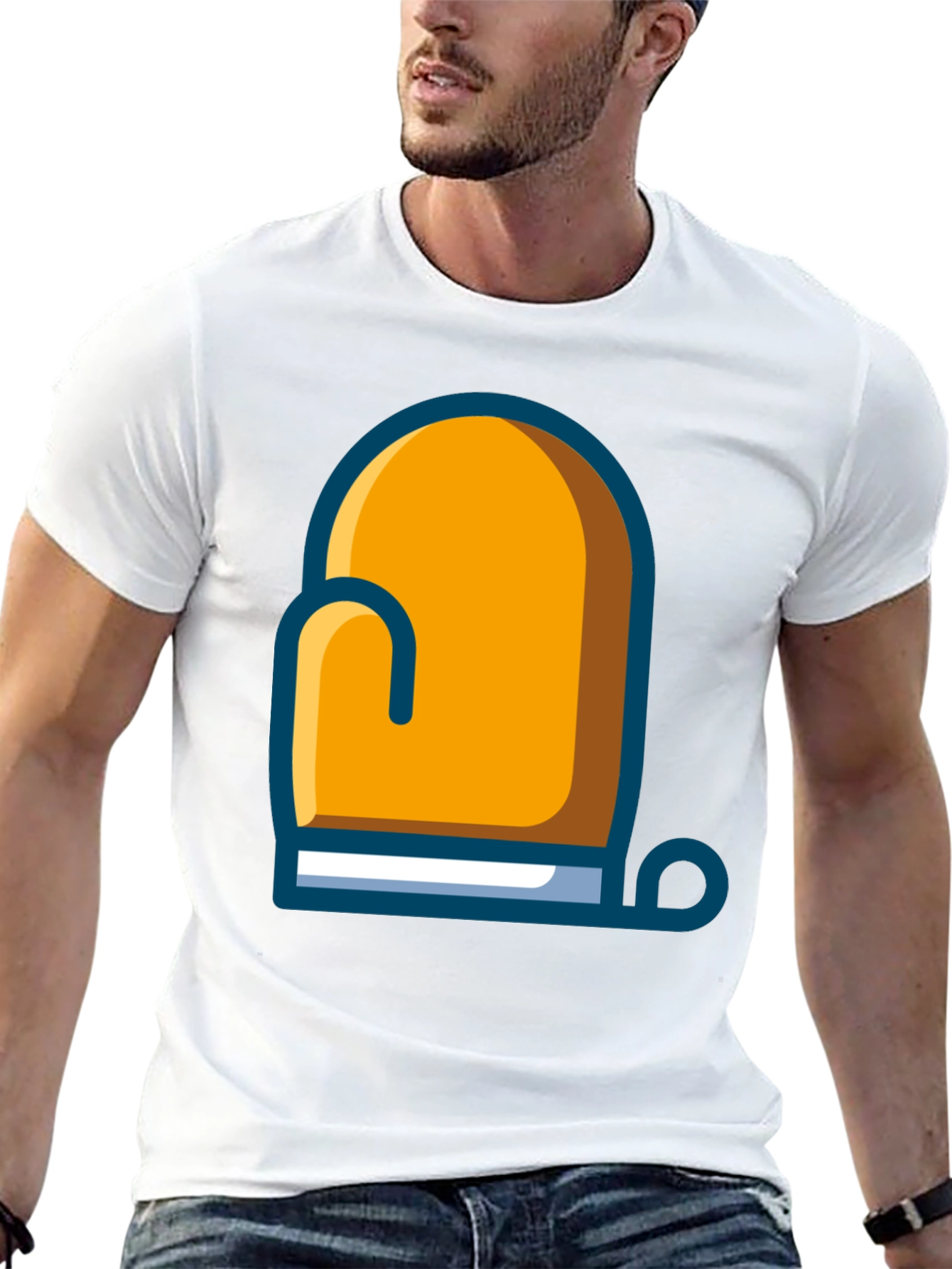 Chefs Oven Mitt Graphic Tee - Black