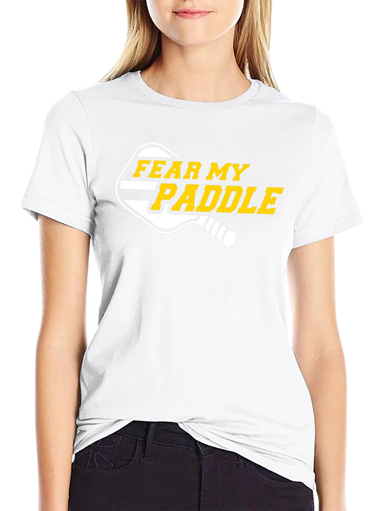 Fear My Paddle T-Shirt - Pickleball Apparel