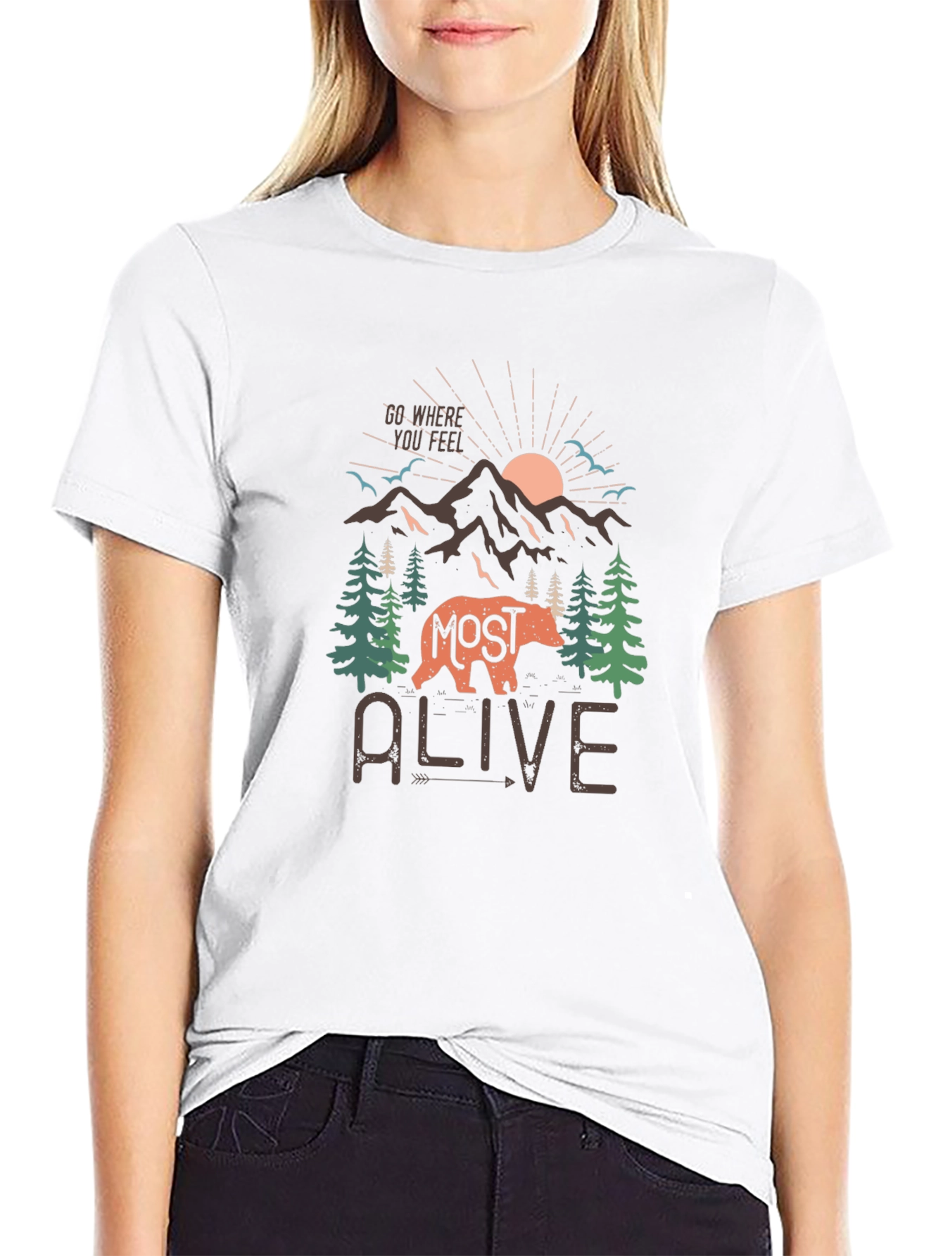 Most Alive Graphic Tee - Adventure Ready T-Shirt