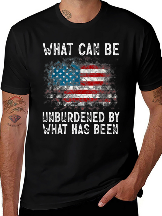American Flag Graphic T-Shirt - Patriotic Design