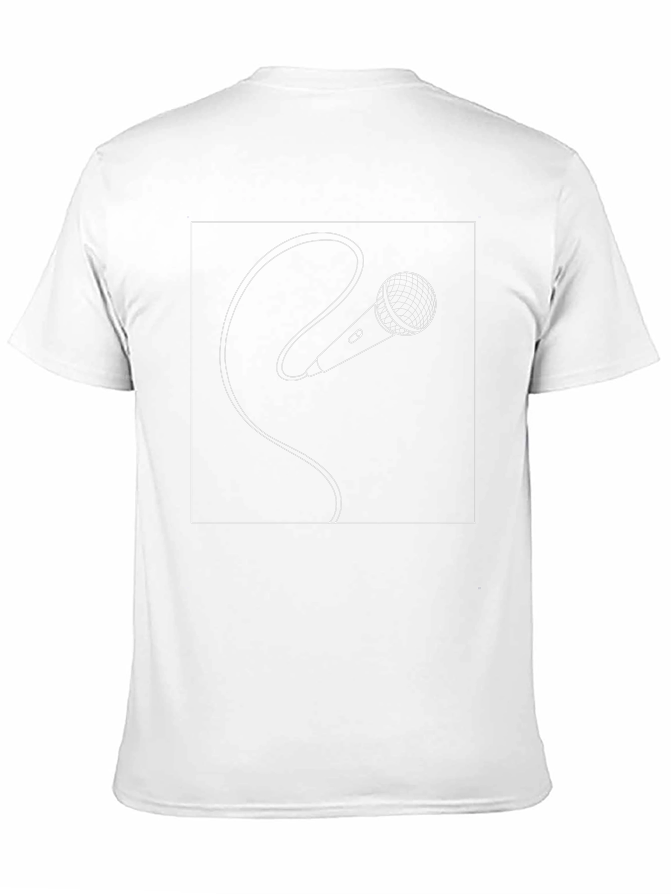 Microphone Graphic Tee - Stylish Music Lover Shirt