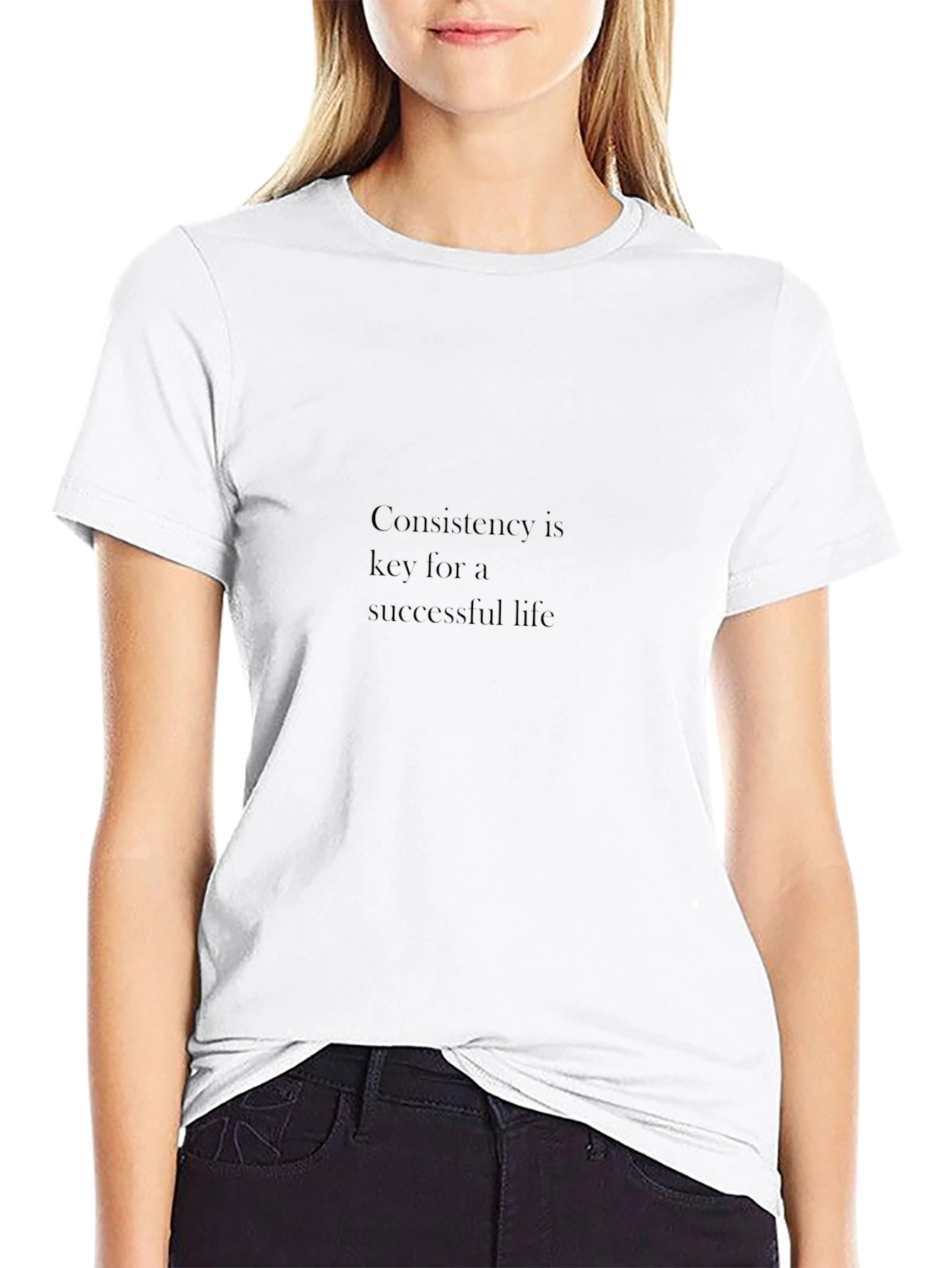 Consistency Tee - Key to Success Black T-Shirt