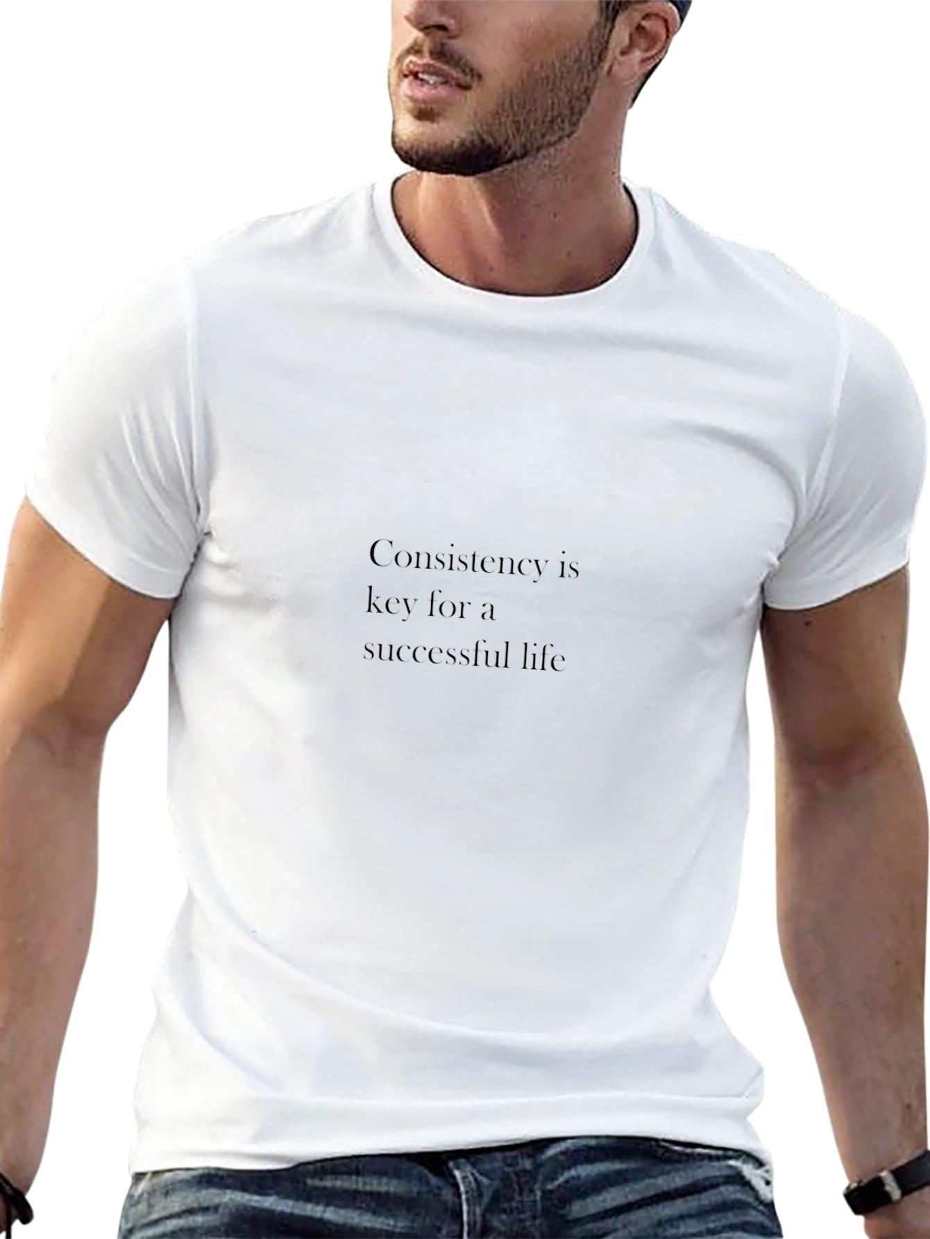 Consistency Tee - Key to Success Black T-Shirt